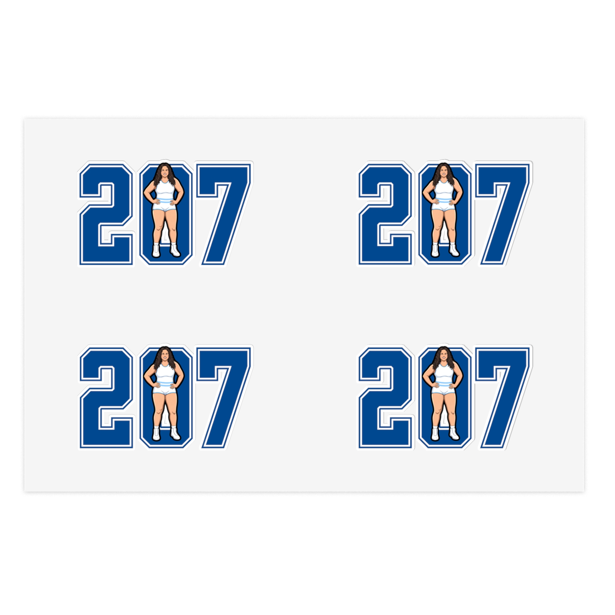 Sticker Sheet — character_number in Classic
