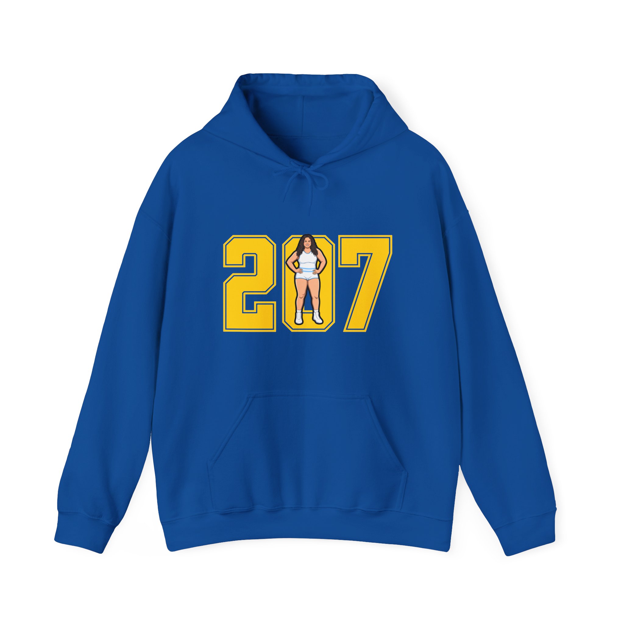 Hoodie — character_number in Royal