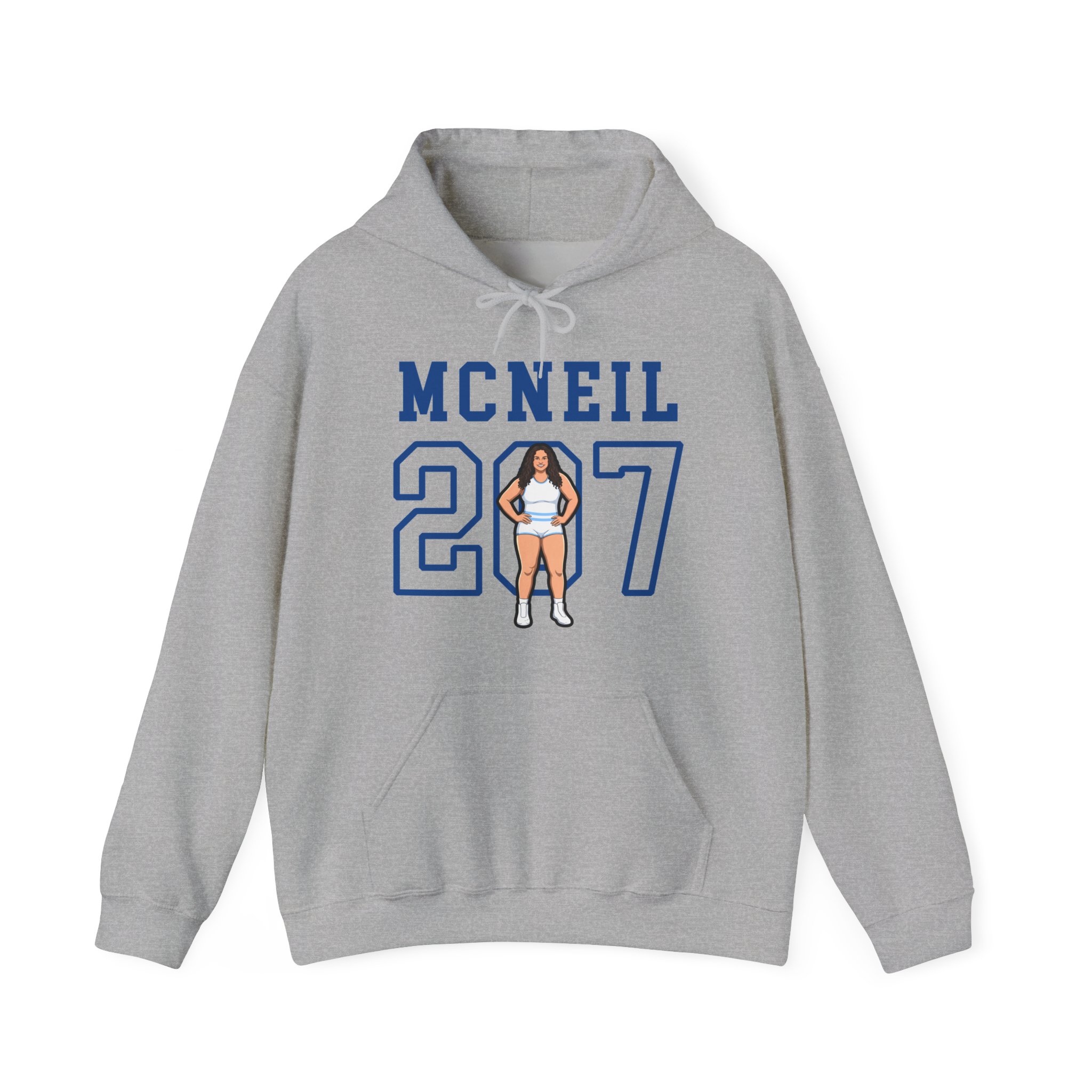 Hoodie — character_shirsey in Grey