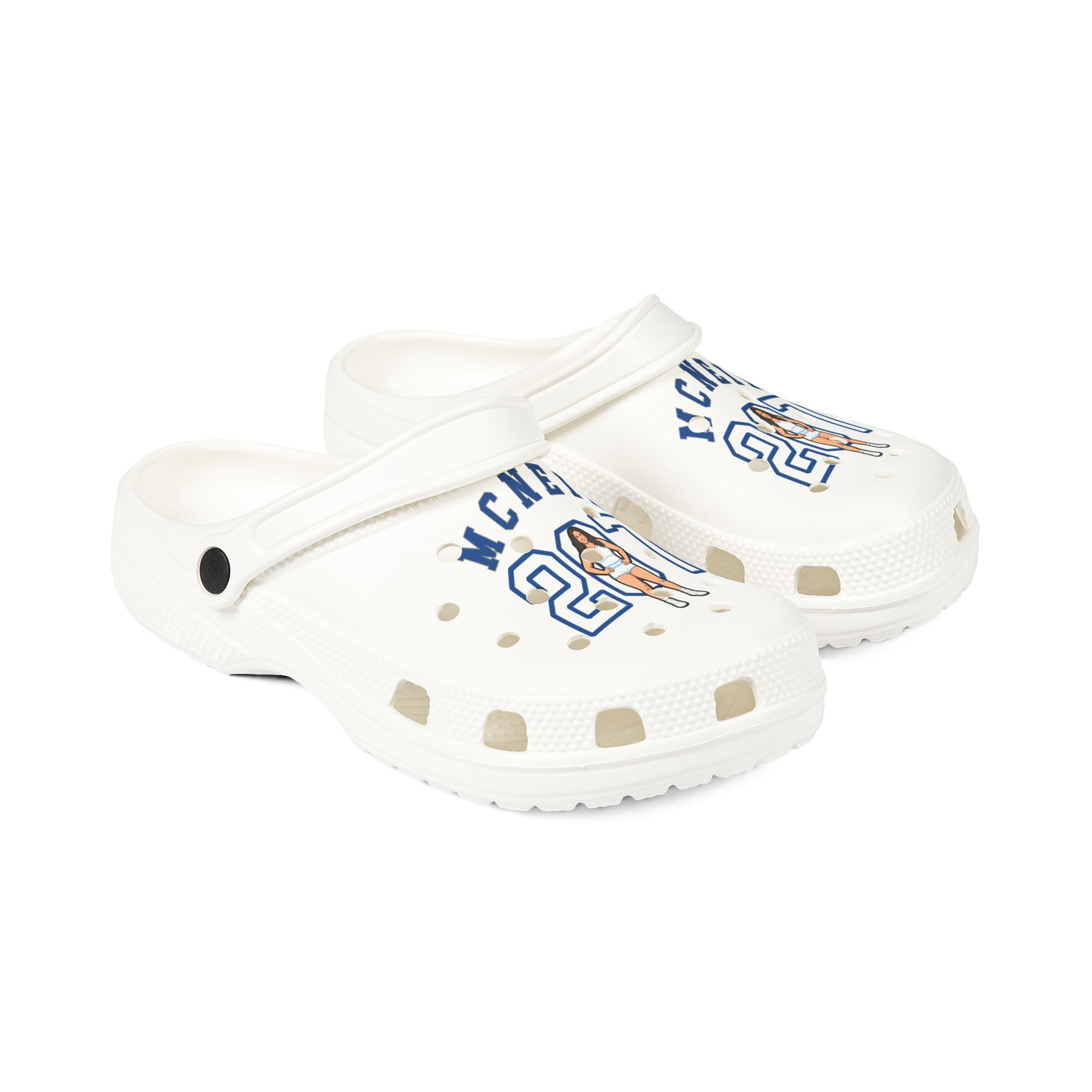Rubber Clogs — character_shirsey_arch in White