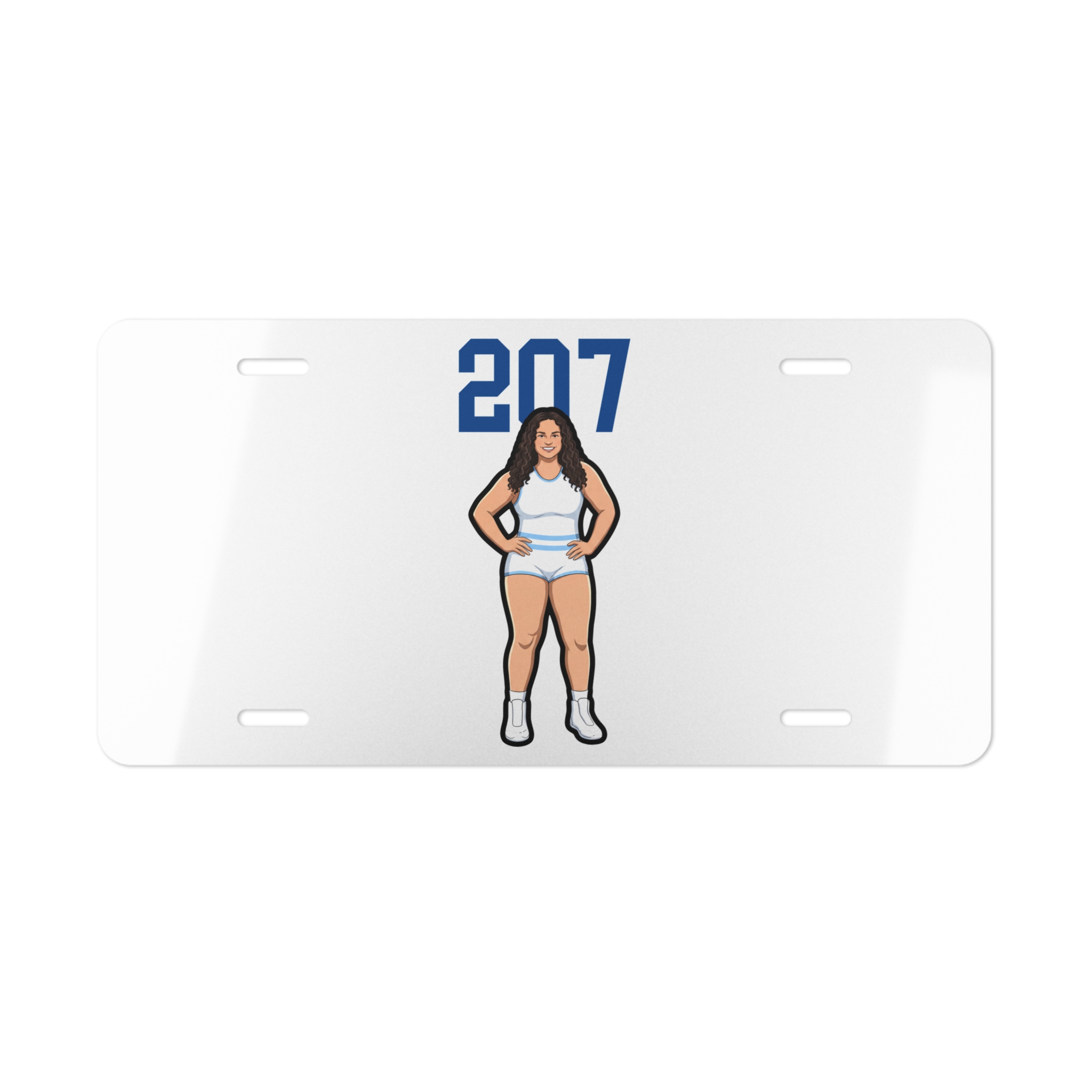 License Plate — character_number_top in Classic