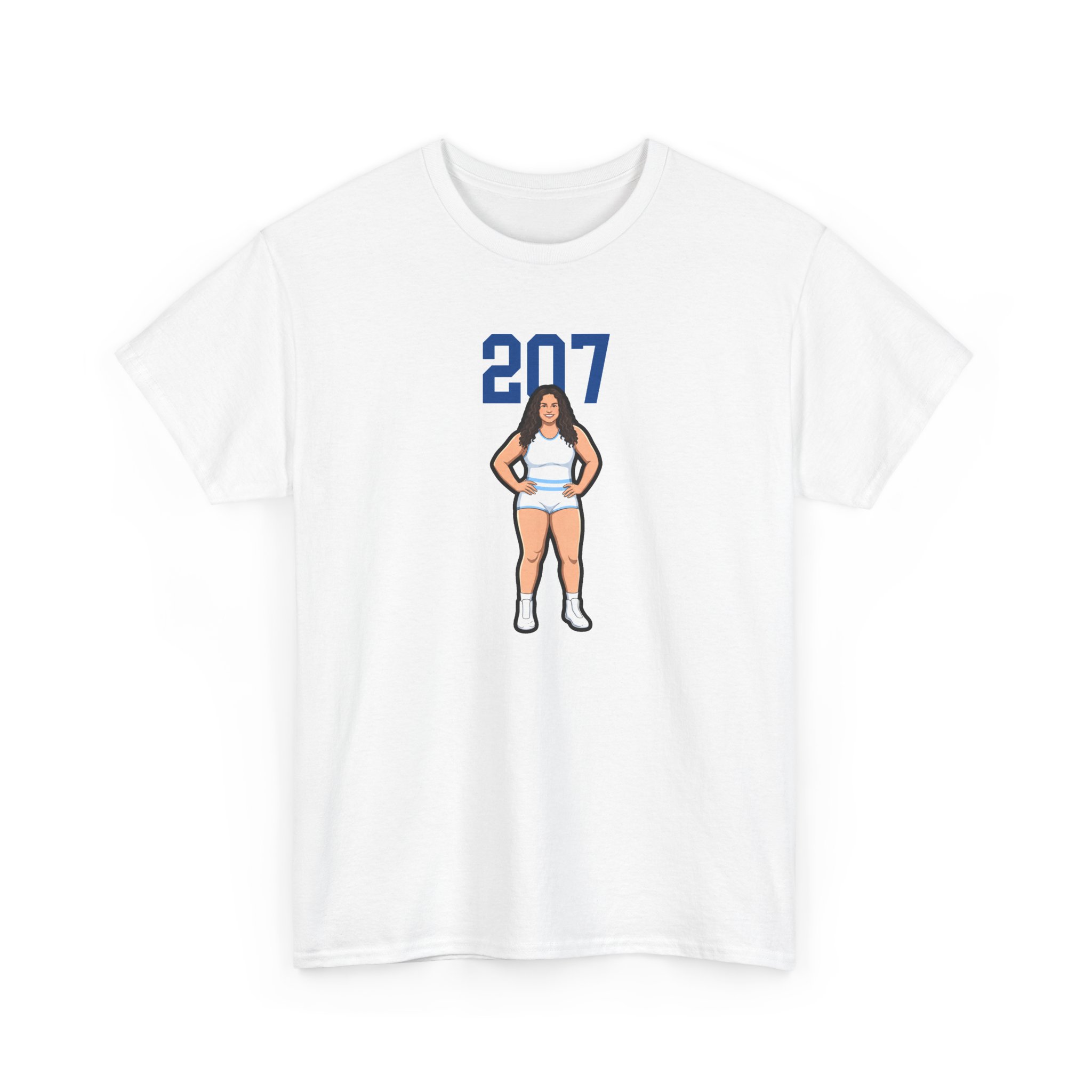 Tee — character_number_top in White