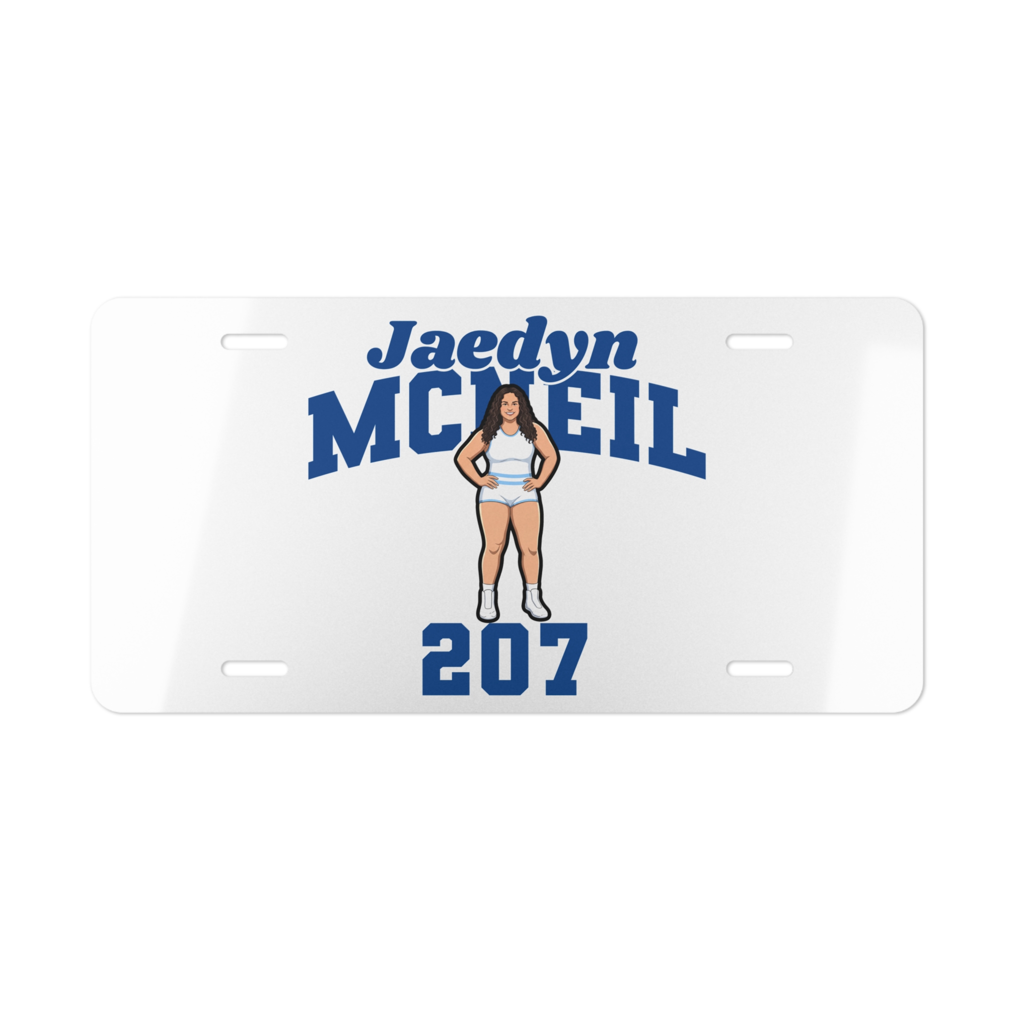 License Plate — character_signature_arch in Classic