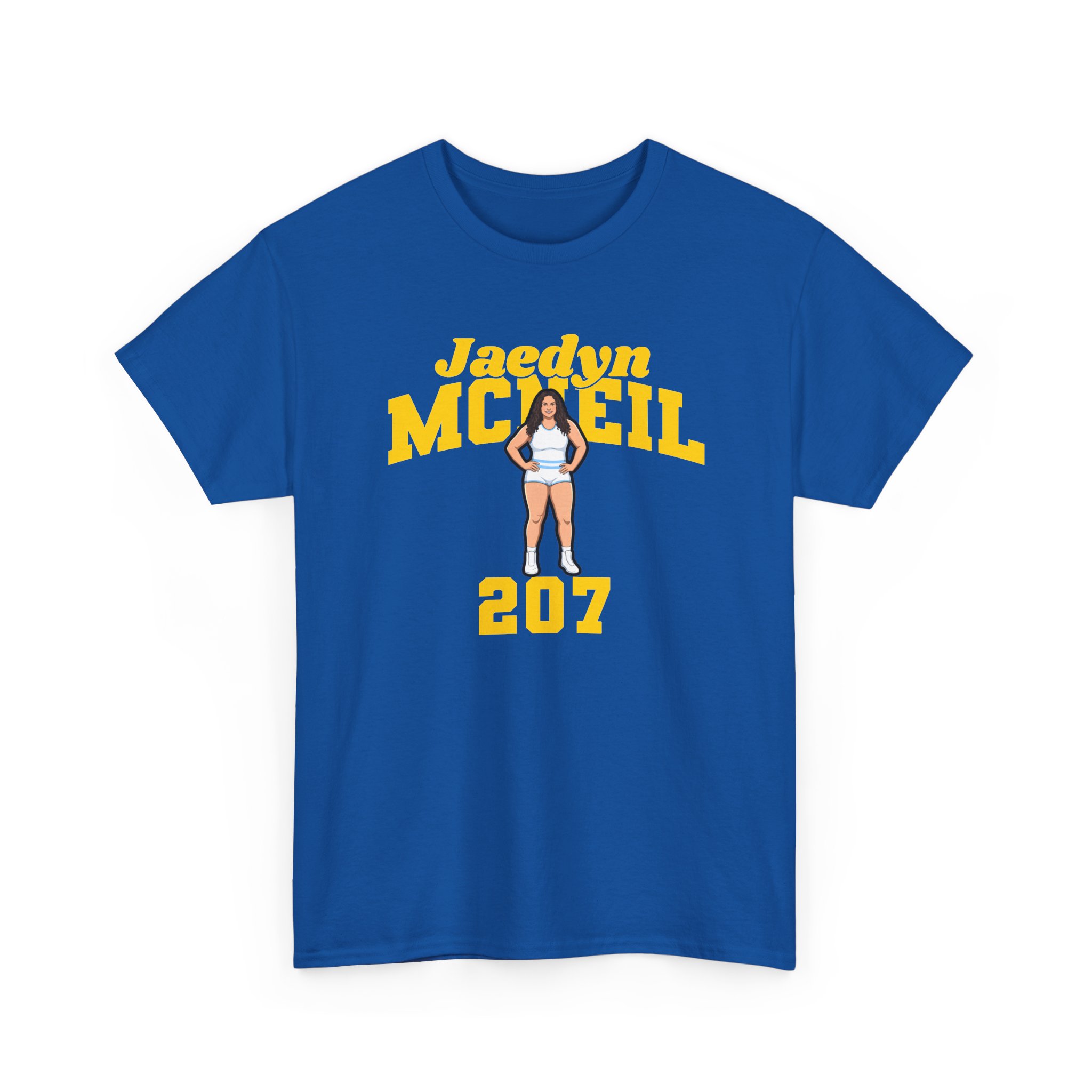 Tee — character_signature_arch in Royal