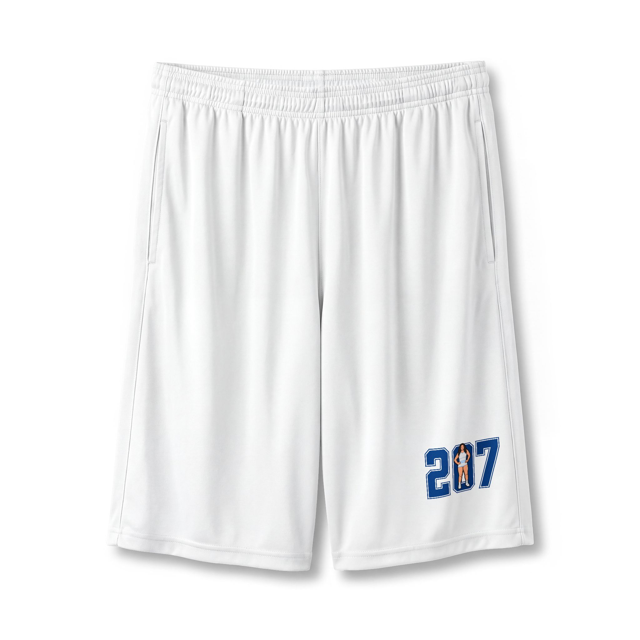 Shorts — character_number in White