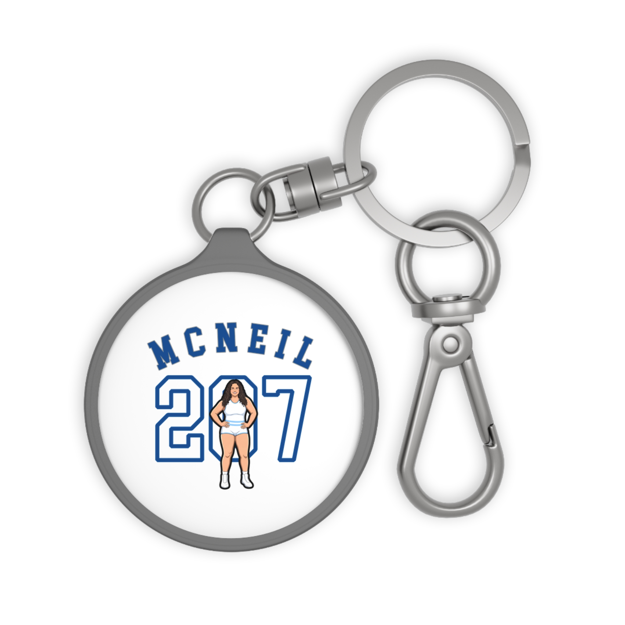 Keychain — character_shirsey_arch in Grey