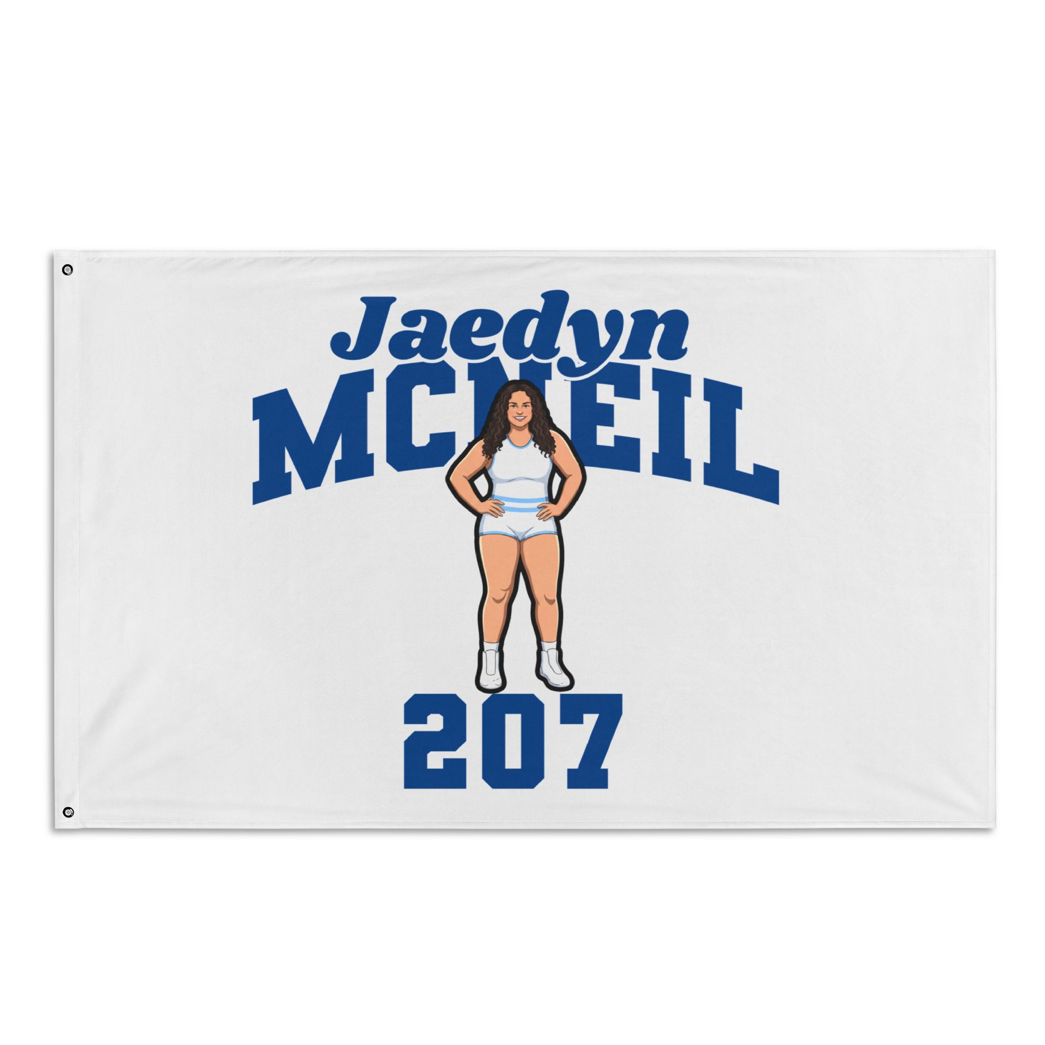 Flag (35 × 56 in) — character_signature_arch in Classic
