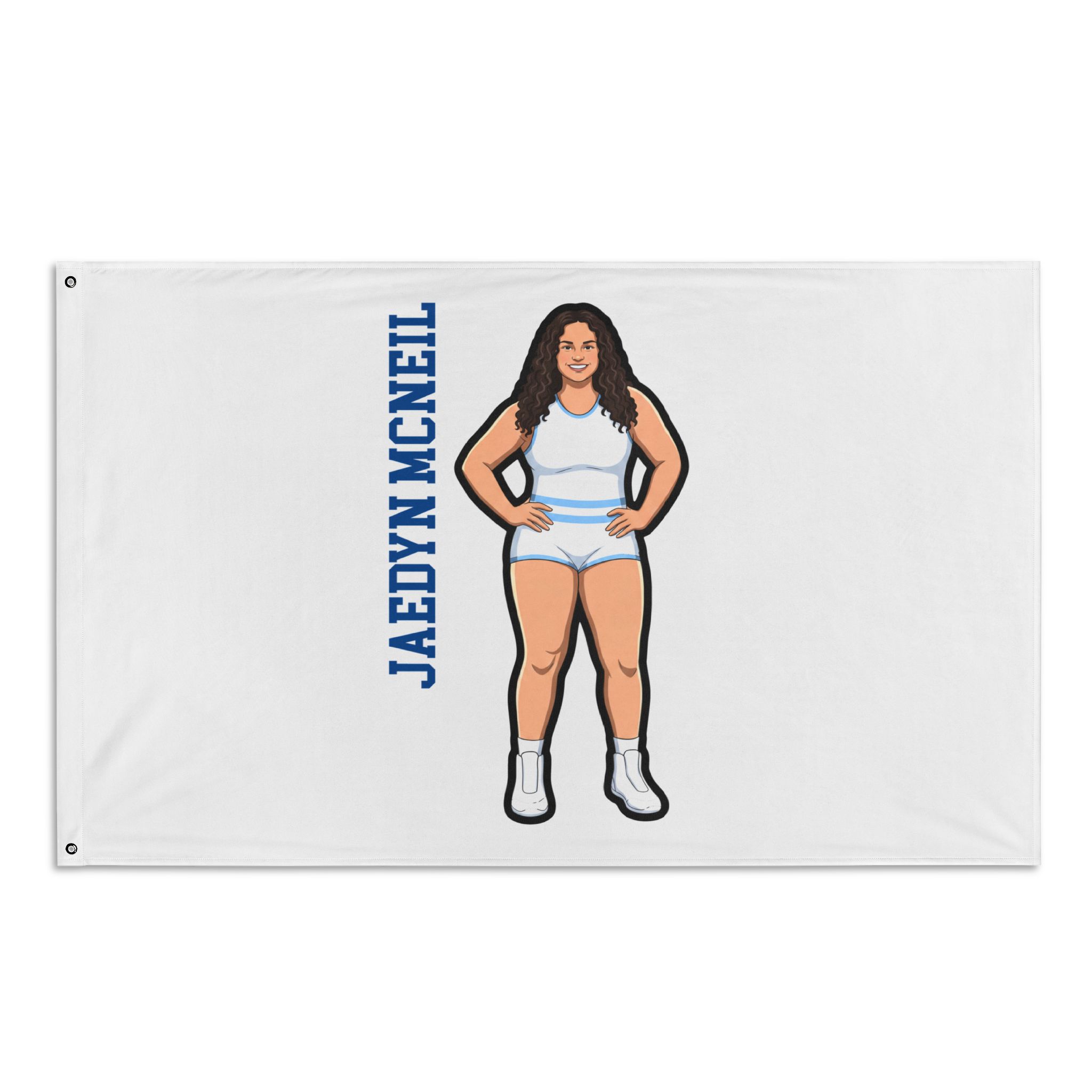 Flag (35 × 56 in) — character_name_vertical in Classic