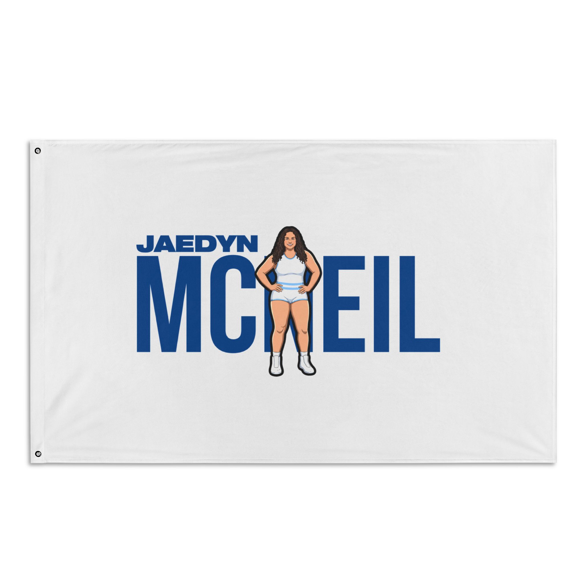 Flag (35 × 56 in) — character_player_name in Classic