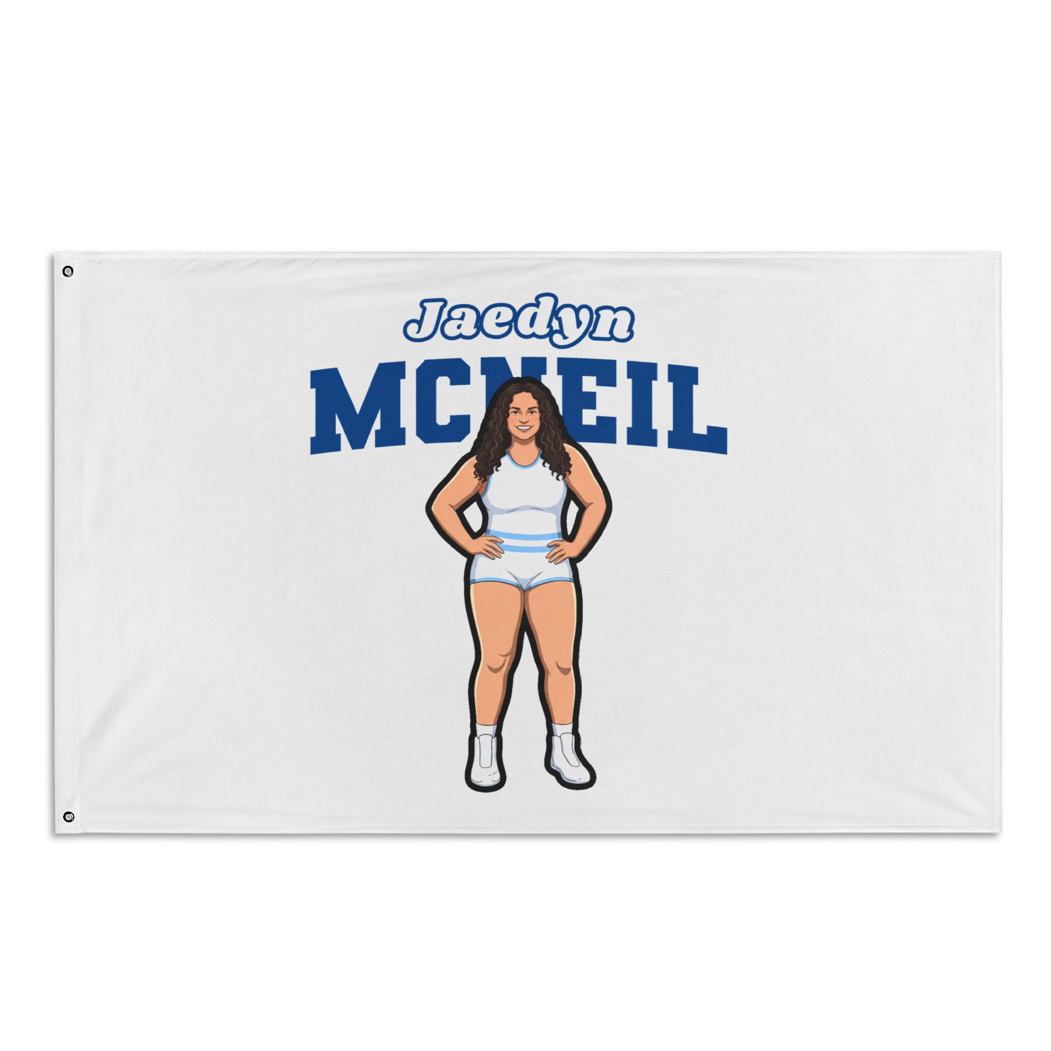 Flag (35 × 56 in) — character_name_arch in Classic