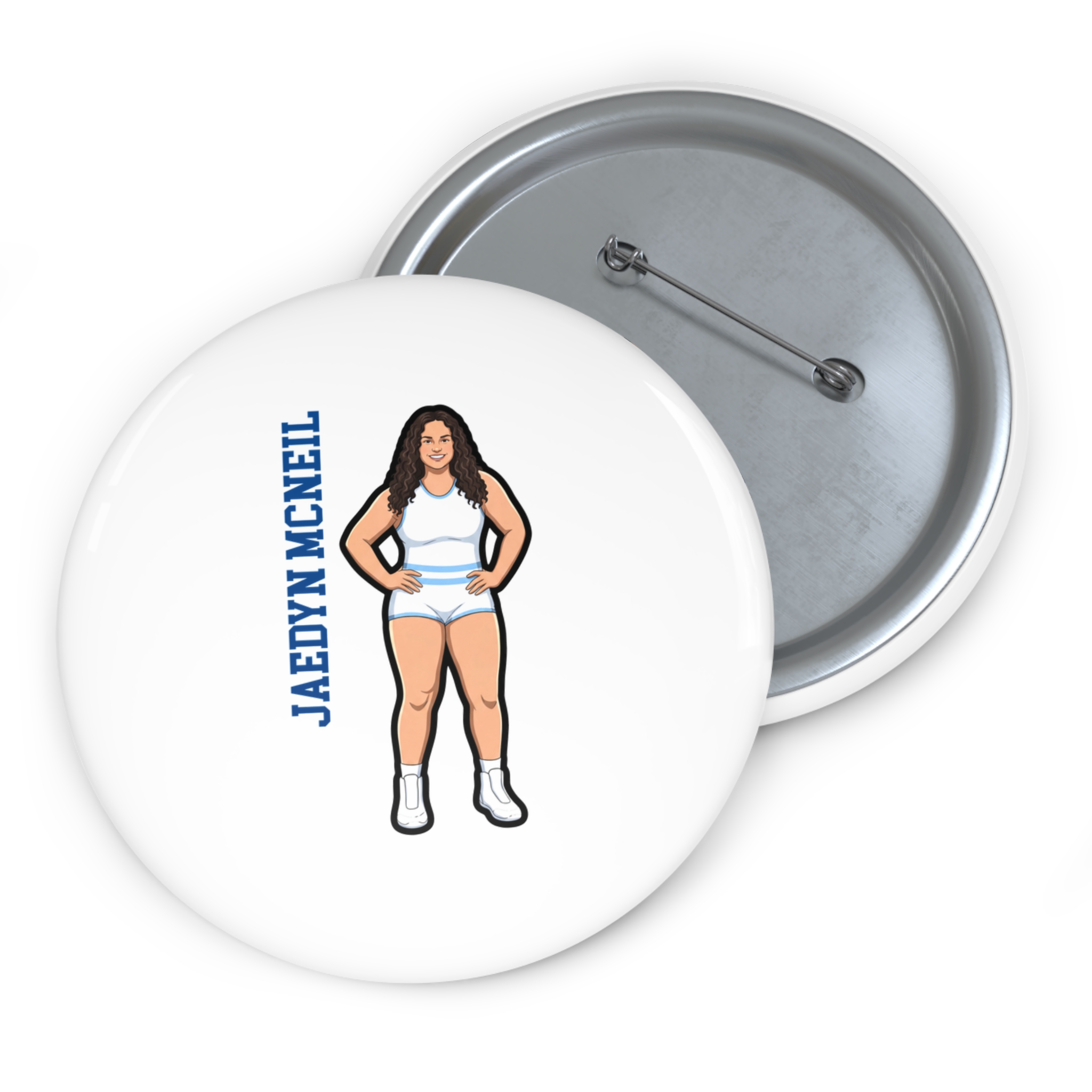 Game Day Pin — character_name_vertical in Classic