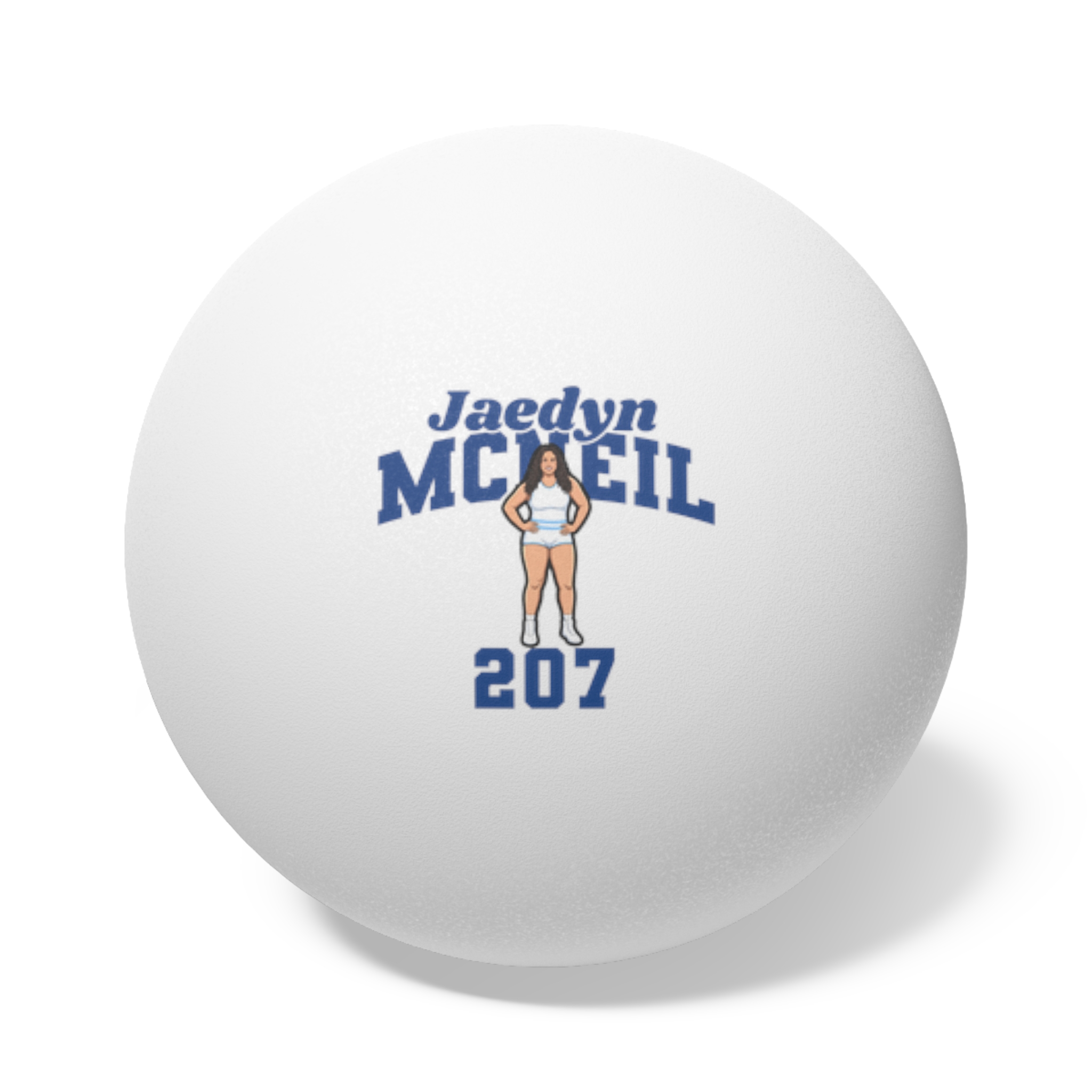 Ping Pong Balls, 6 pcs — character_signature_arch in White