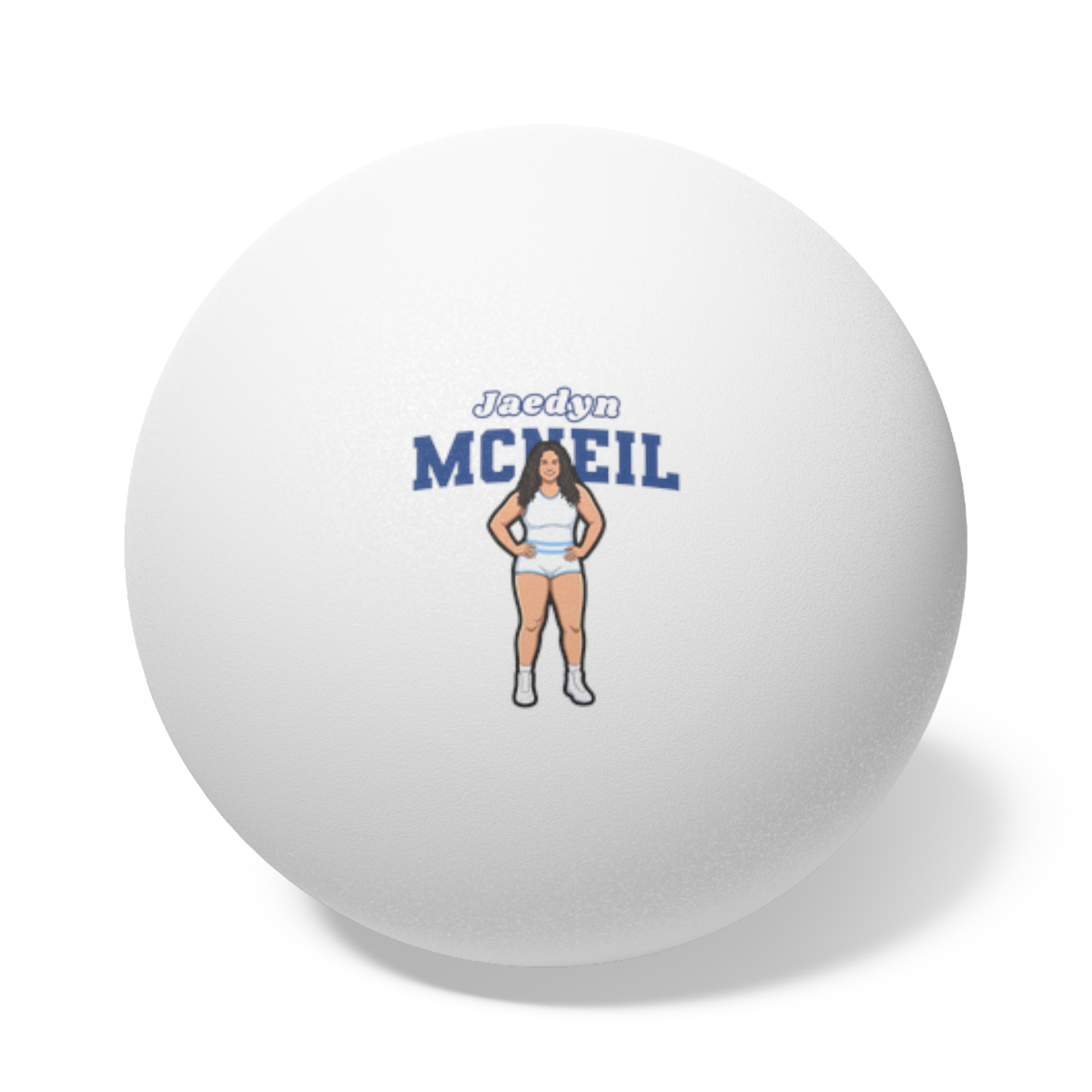 Ping Pong Balls, 6 pcs — character_name_arch in White