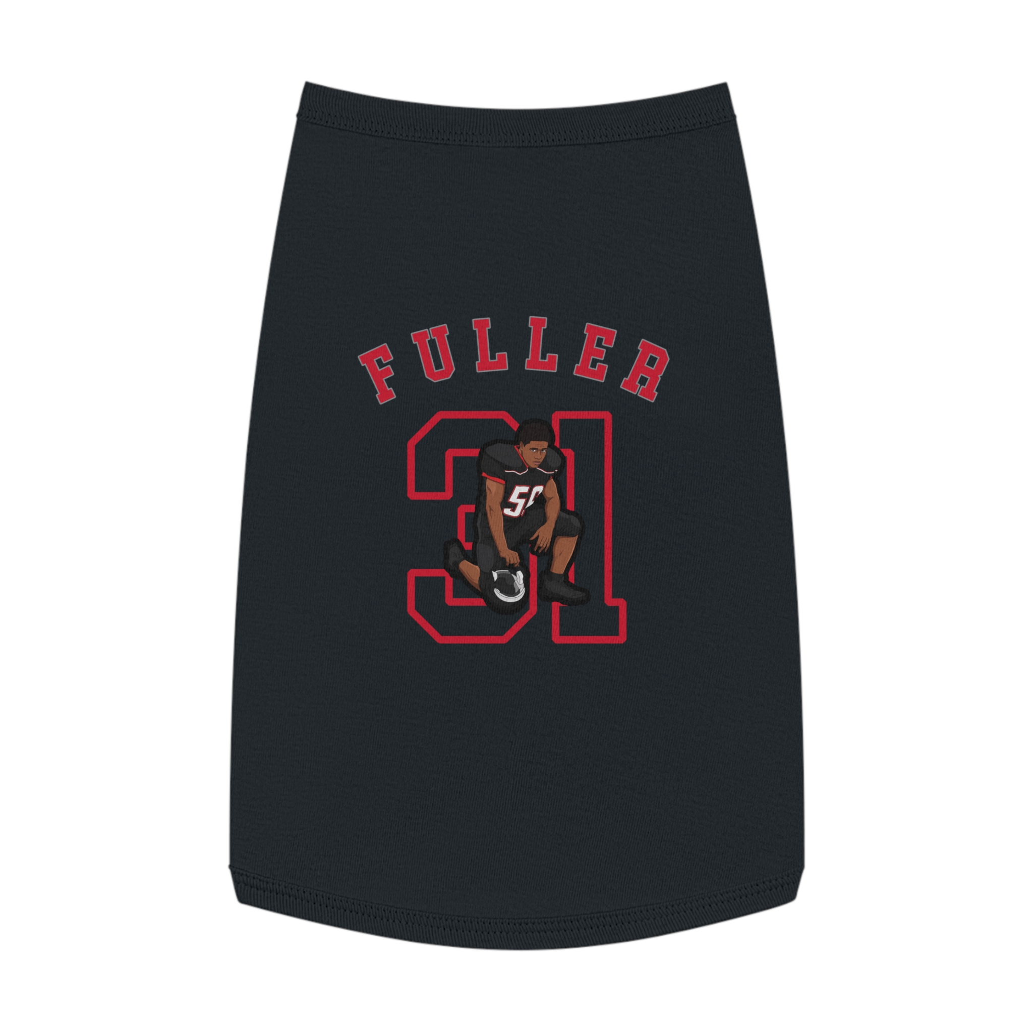 Pet Tank Top — character_shirsey_arch in White