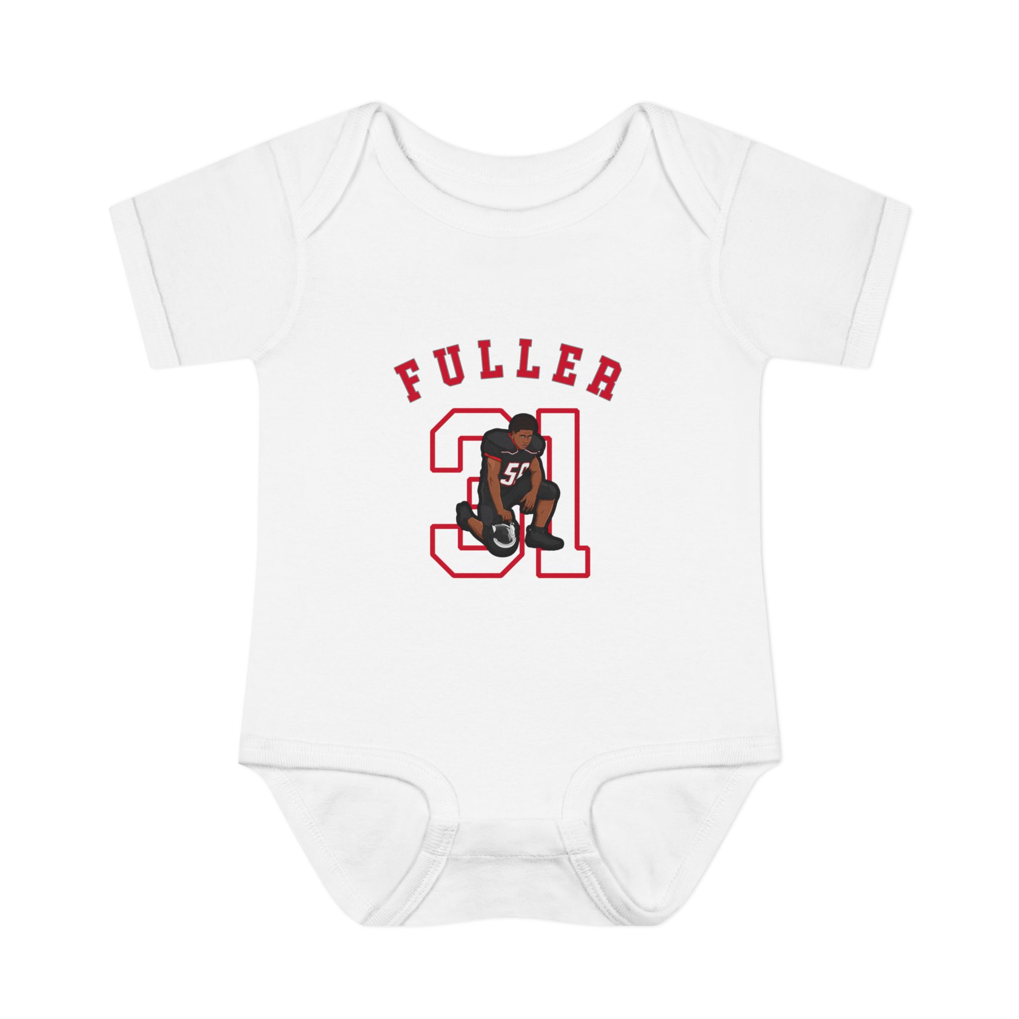 Baby Onesie — character_shirsey_arch in White