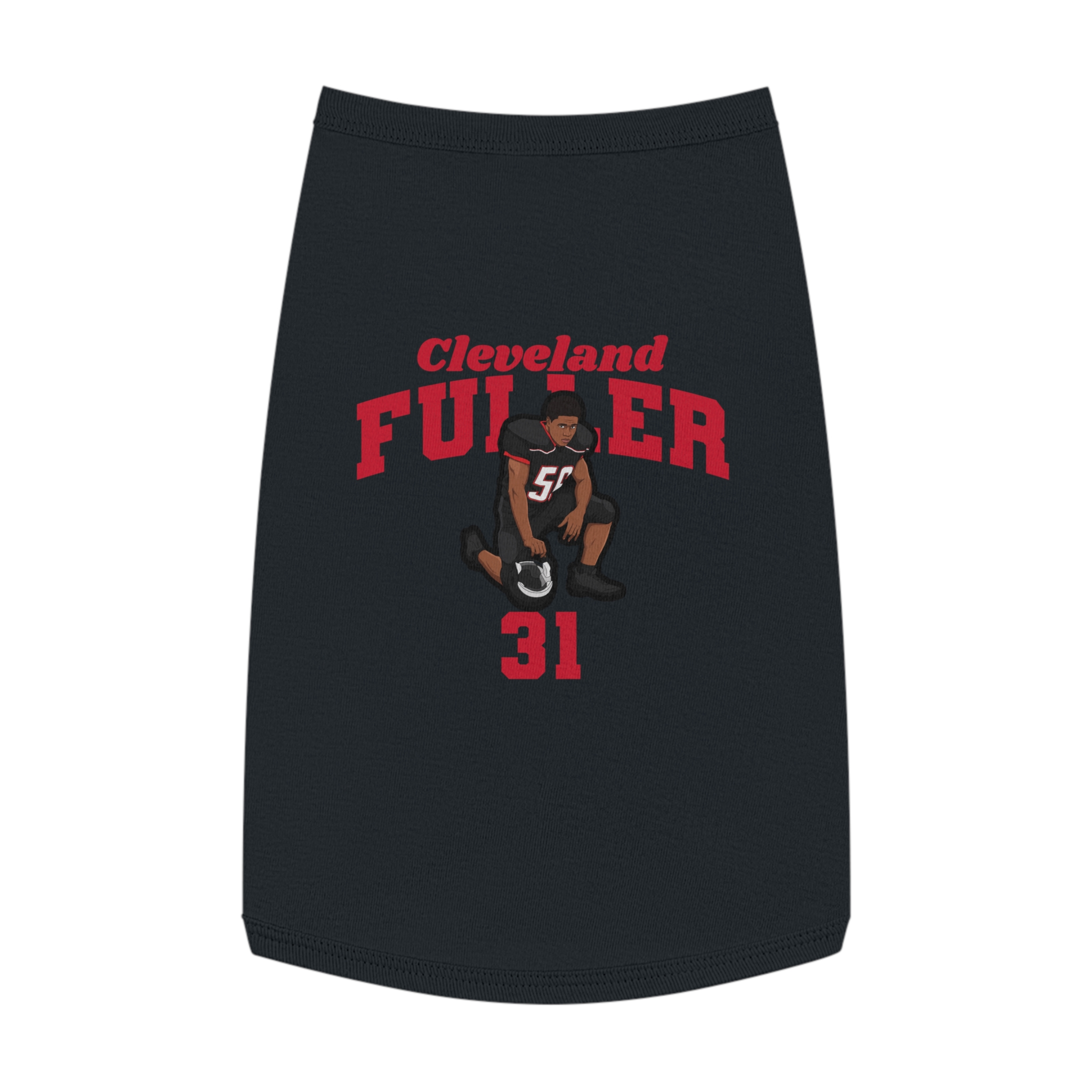 Pet Tank Top — character_signature_arch in Black