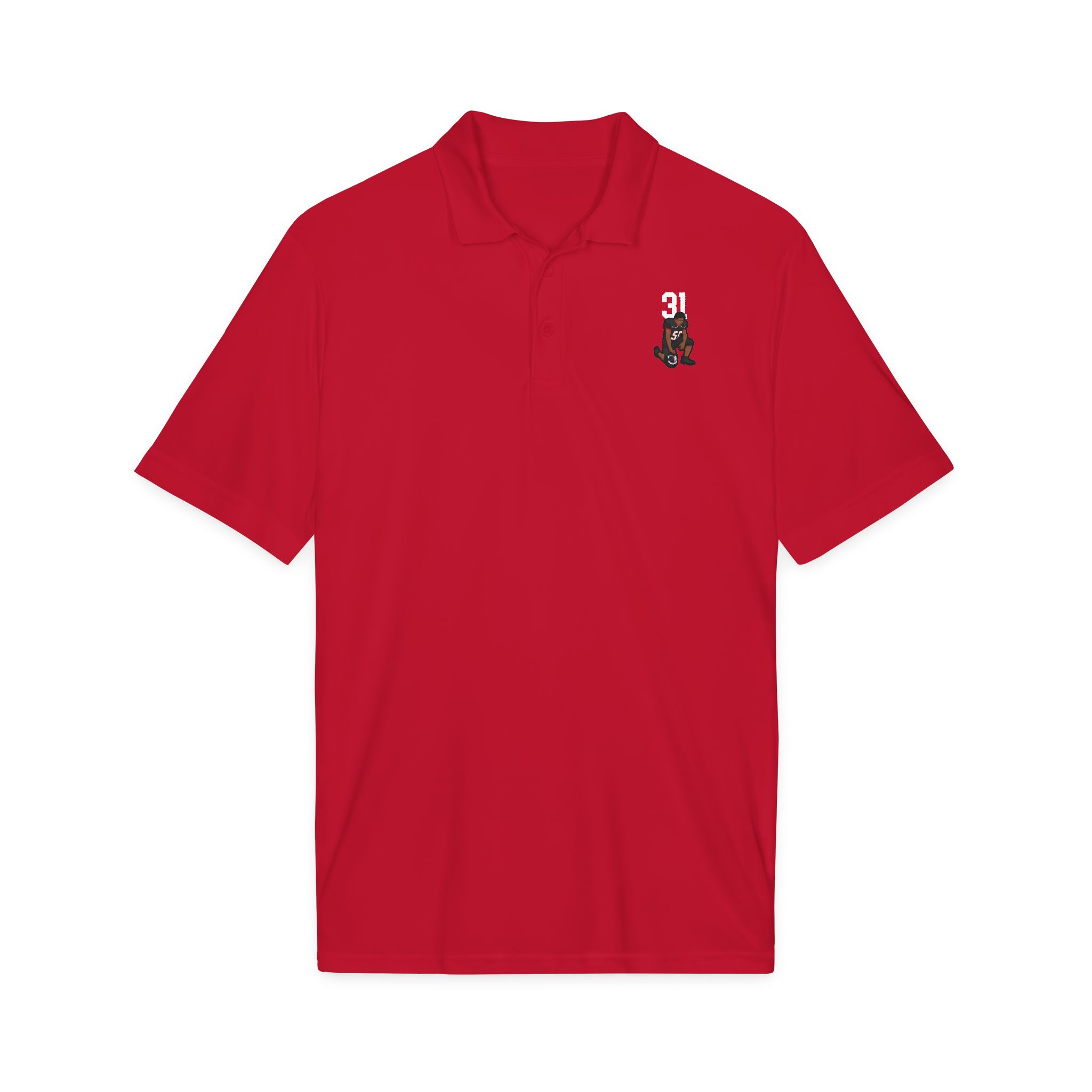 Polo — character_number_top in Red