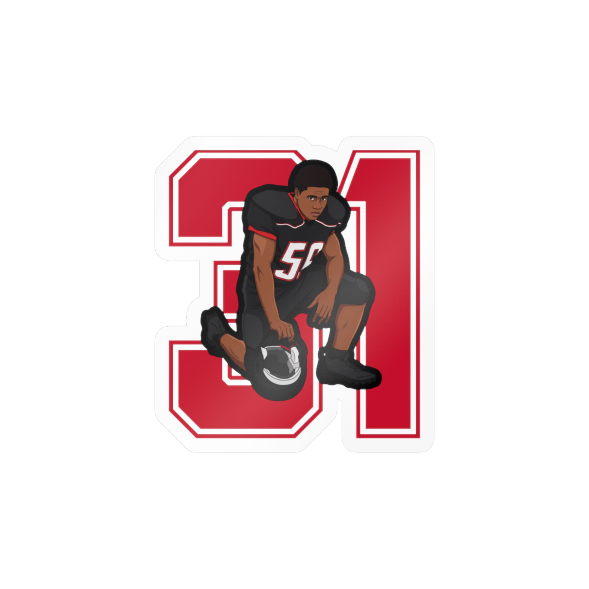Vinyl Sticker — character_number in Classic
