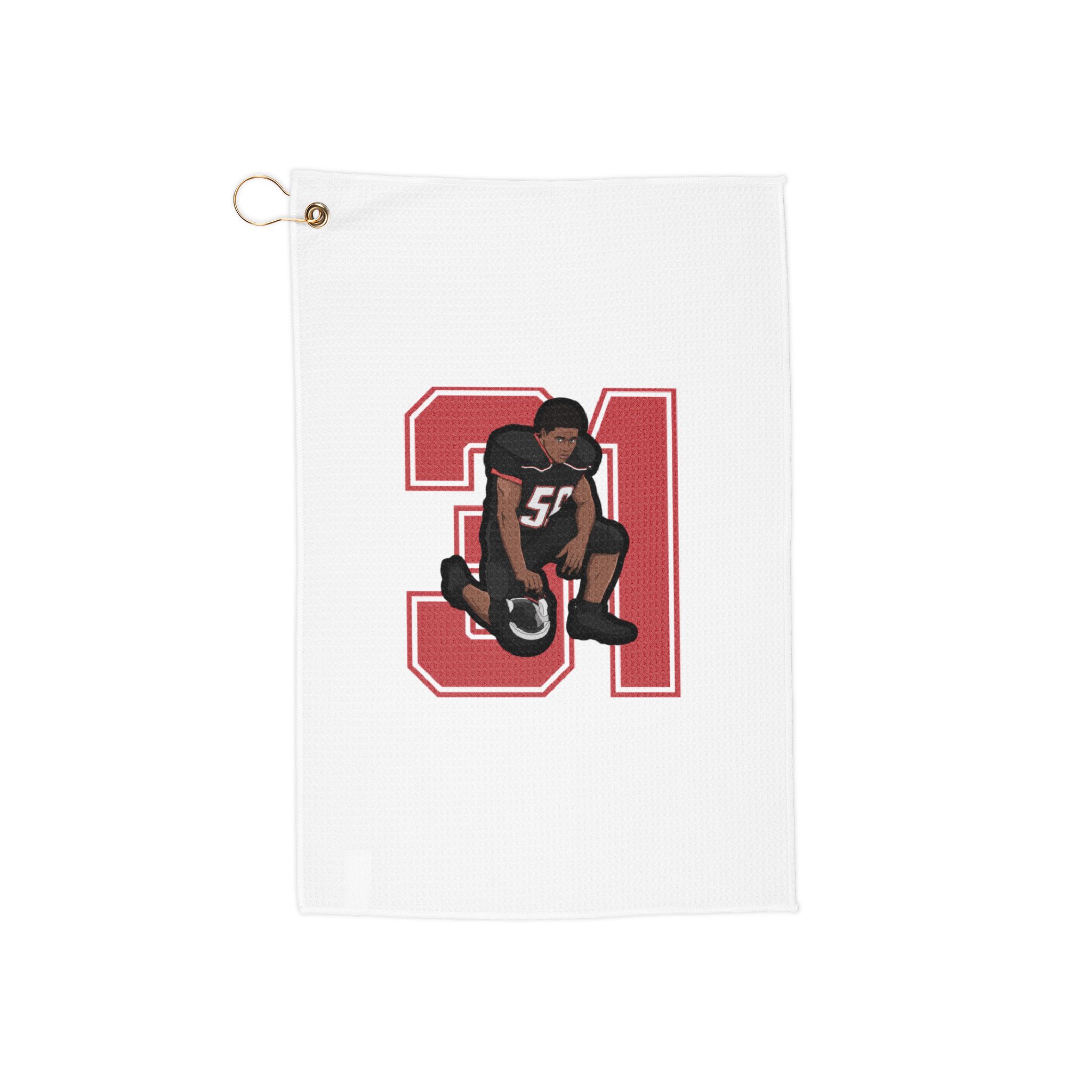 Golf Towel — character_number in Classic