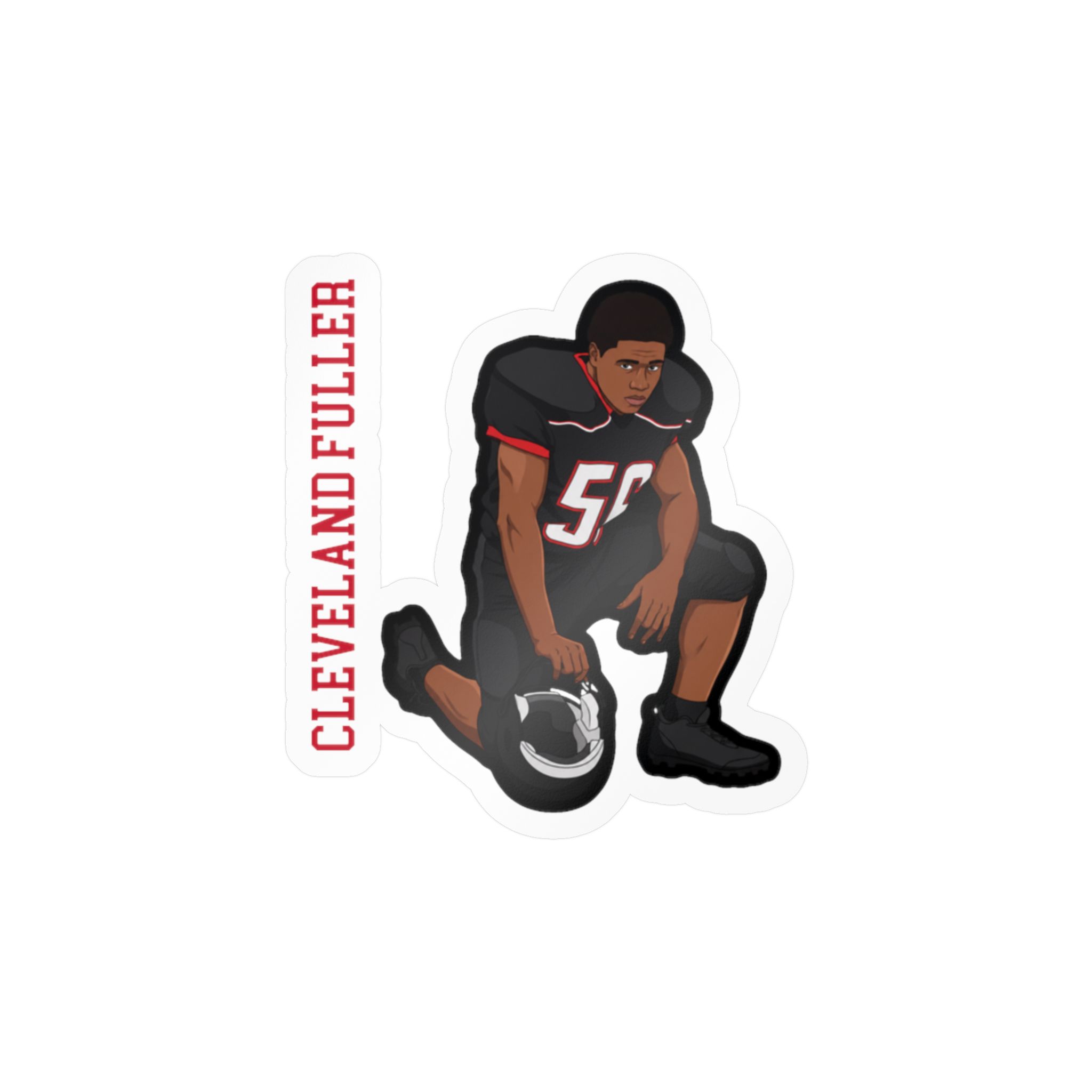 Vinyl Sticker — character_name_vertical in Classic