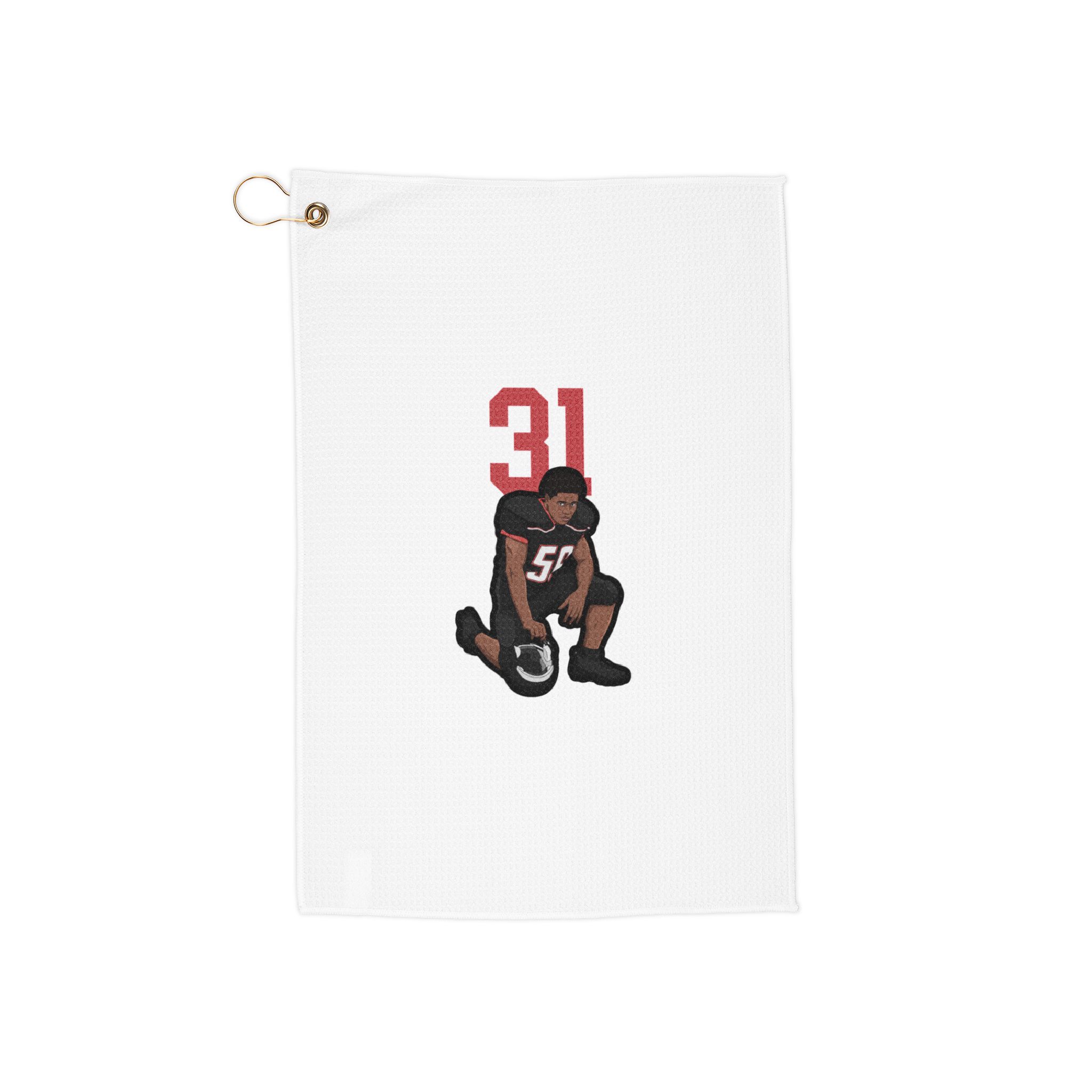 Golf Towel — character_number_top in Classic