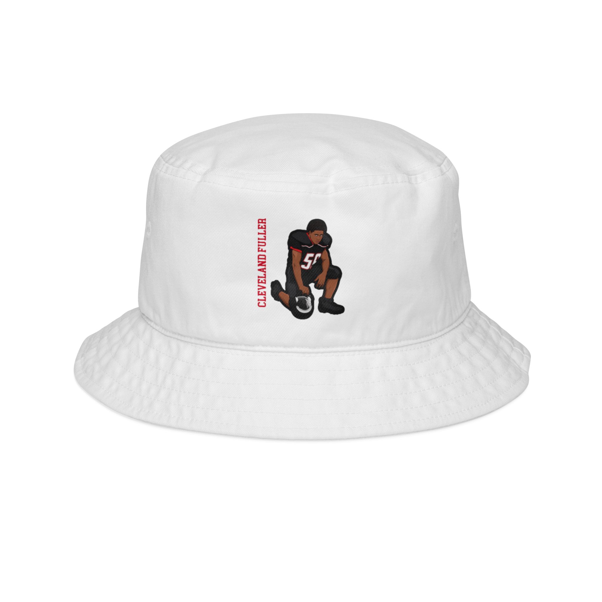 Bucket Hat — character_name_vertical in White