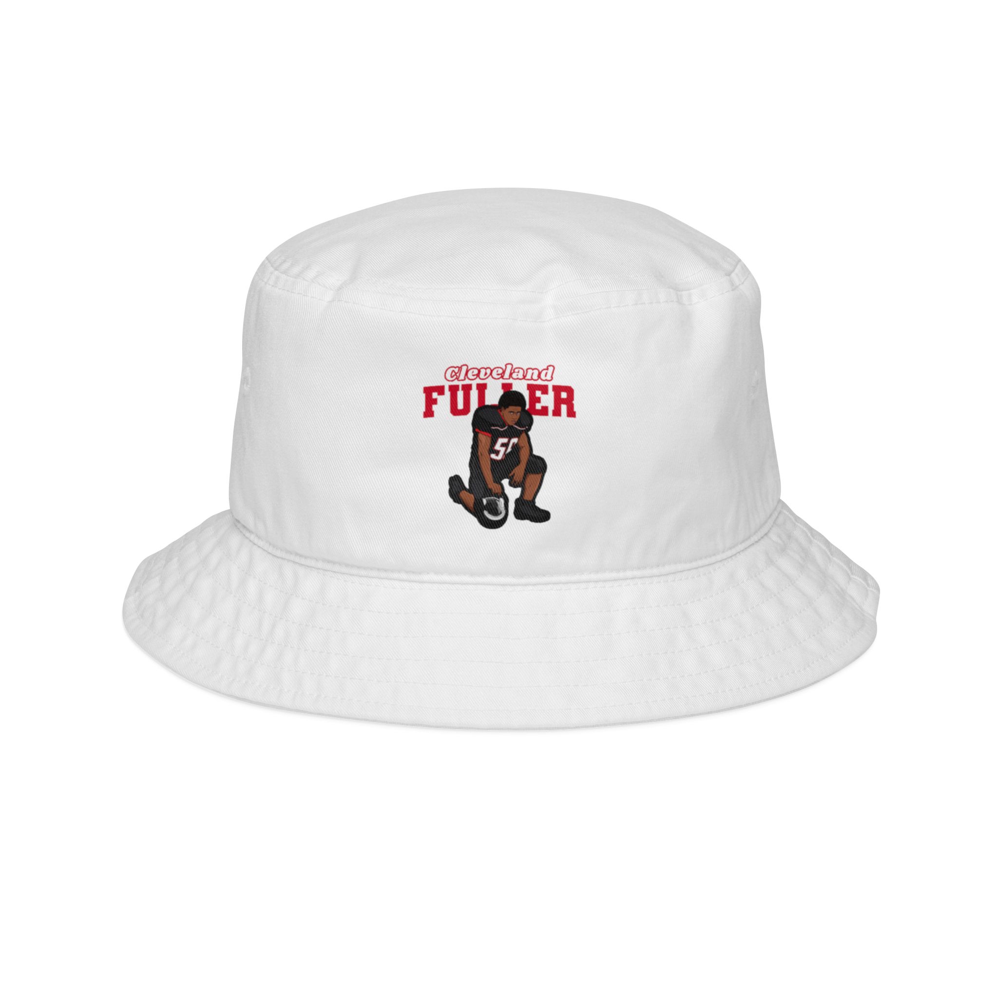 Bucket Hat — character_name_arch in White