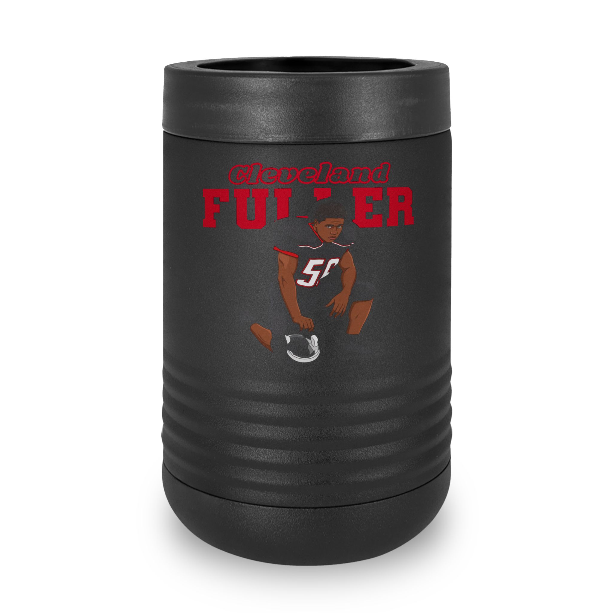 Stainless Can Cooler — character_name_arch in Black