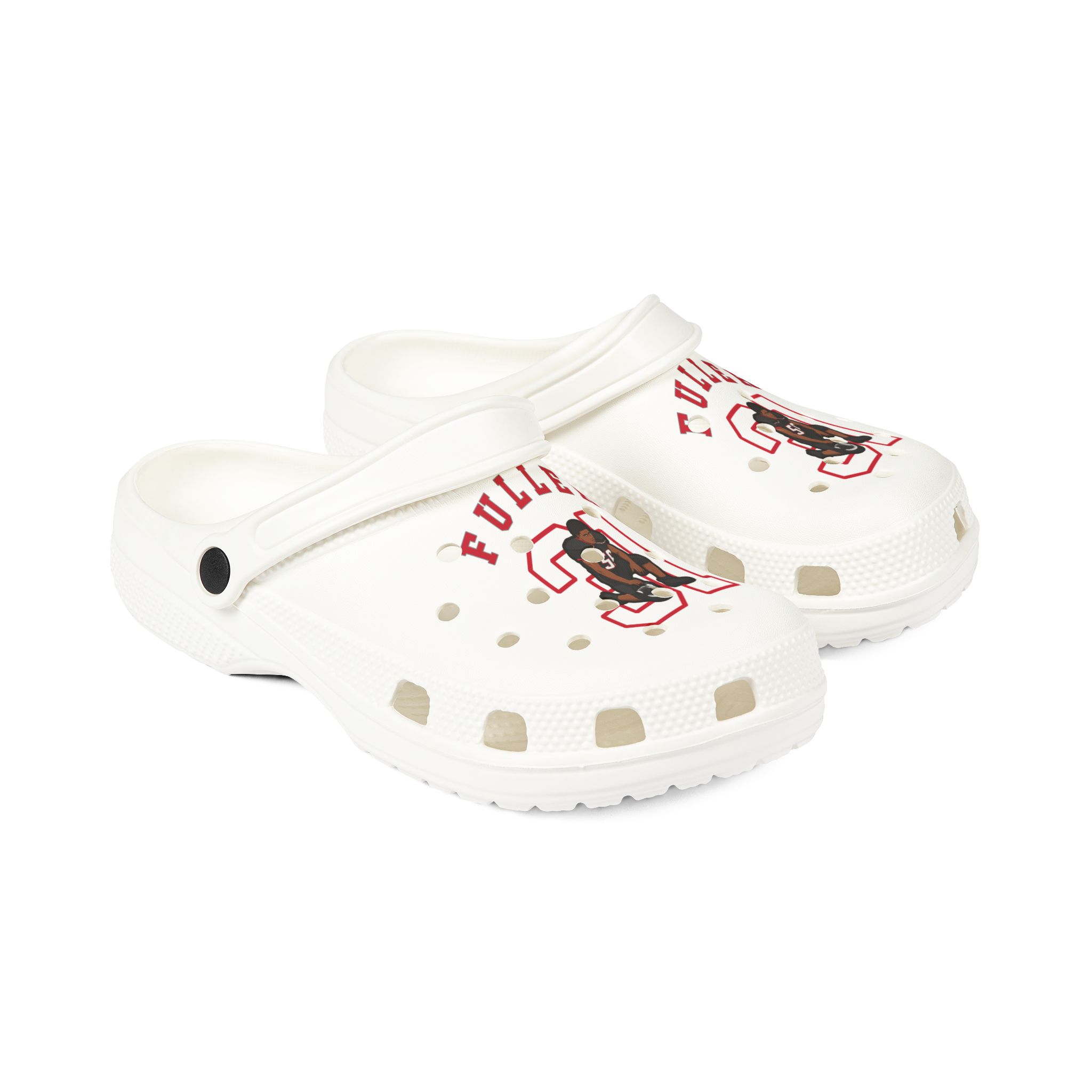 Rubber Clogs — character_shirsey_arch in White