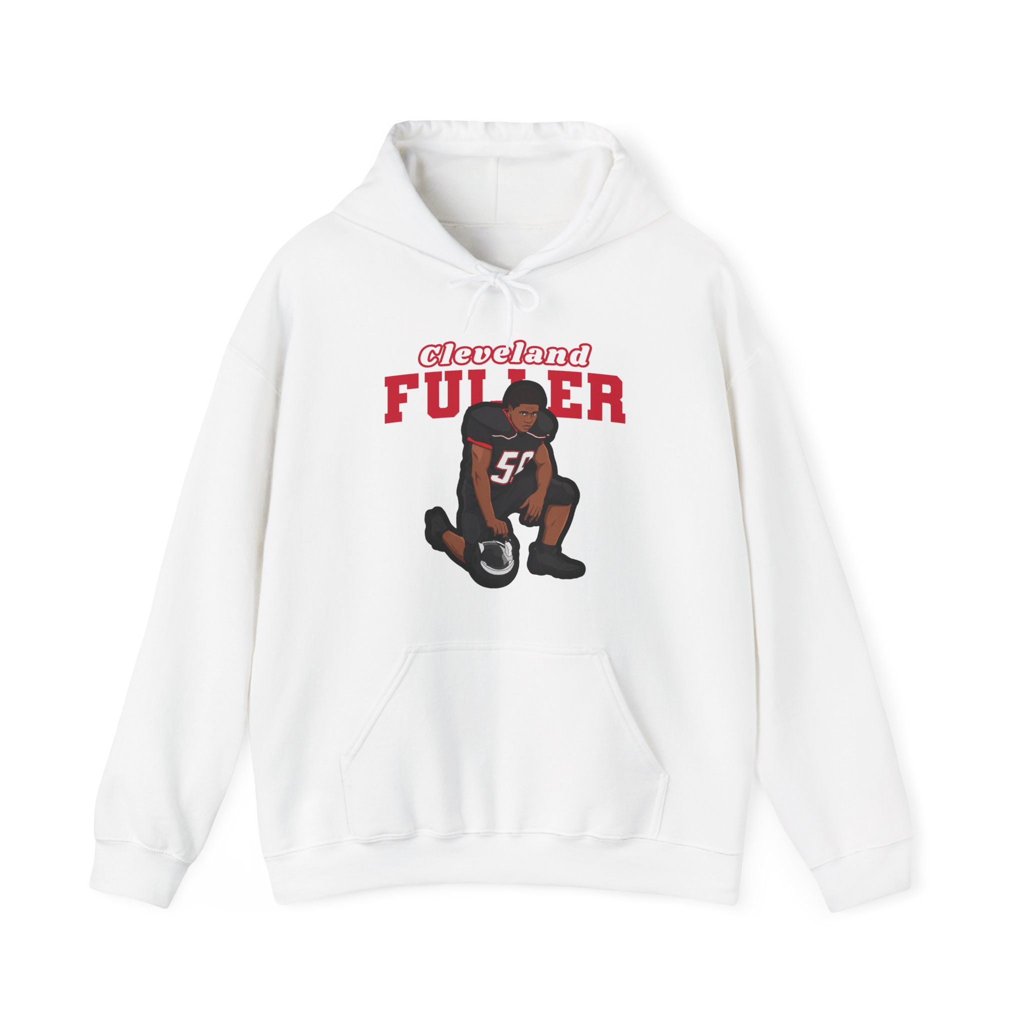 Hoodie — character_name_arch in White