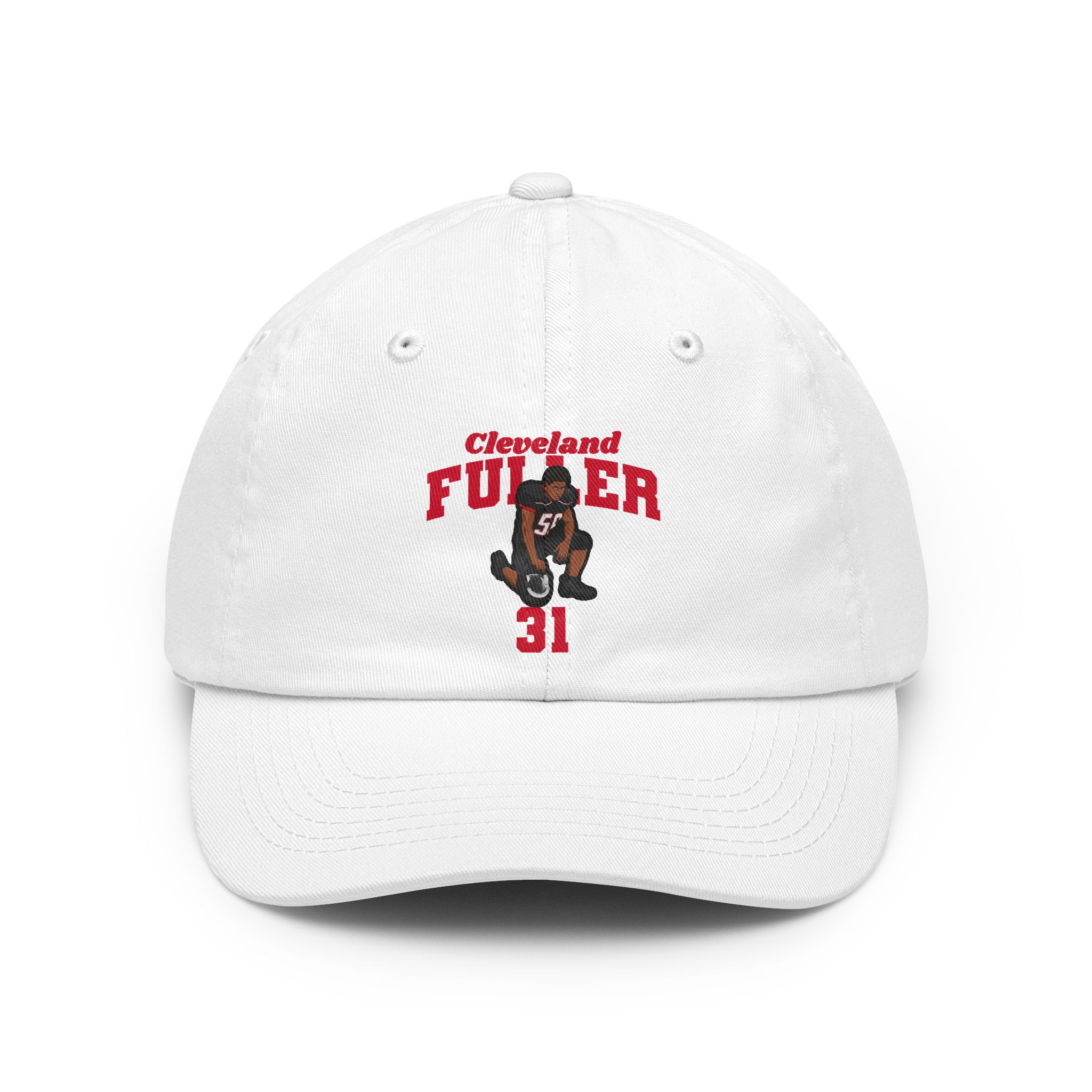 Classic Cap — character_signature_arch in White