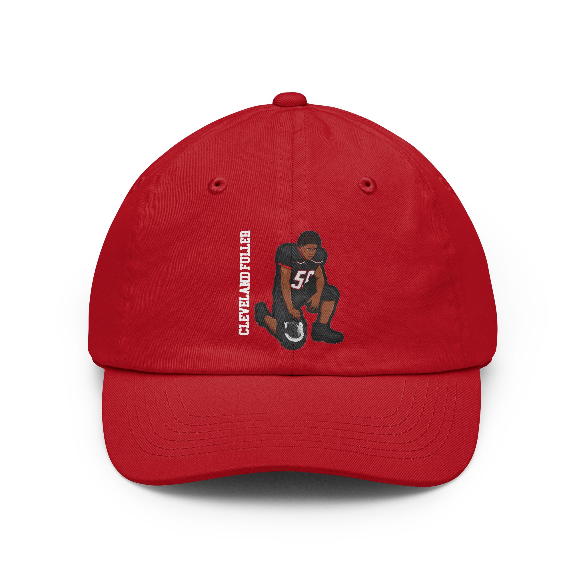 Classic Cap — character_name_vertical in Red