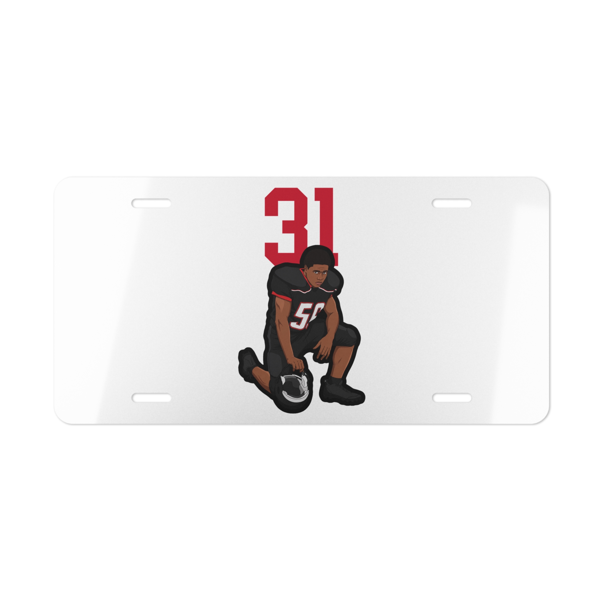 License Plate — character_number_top in Classic