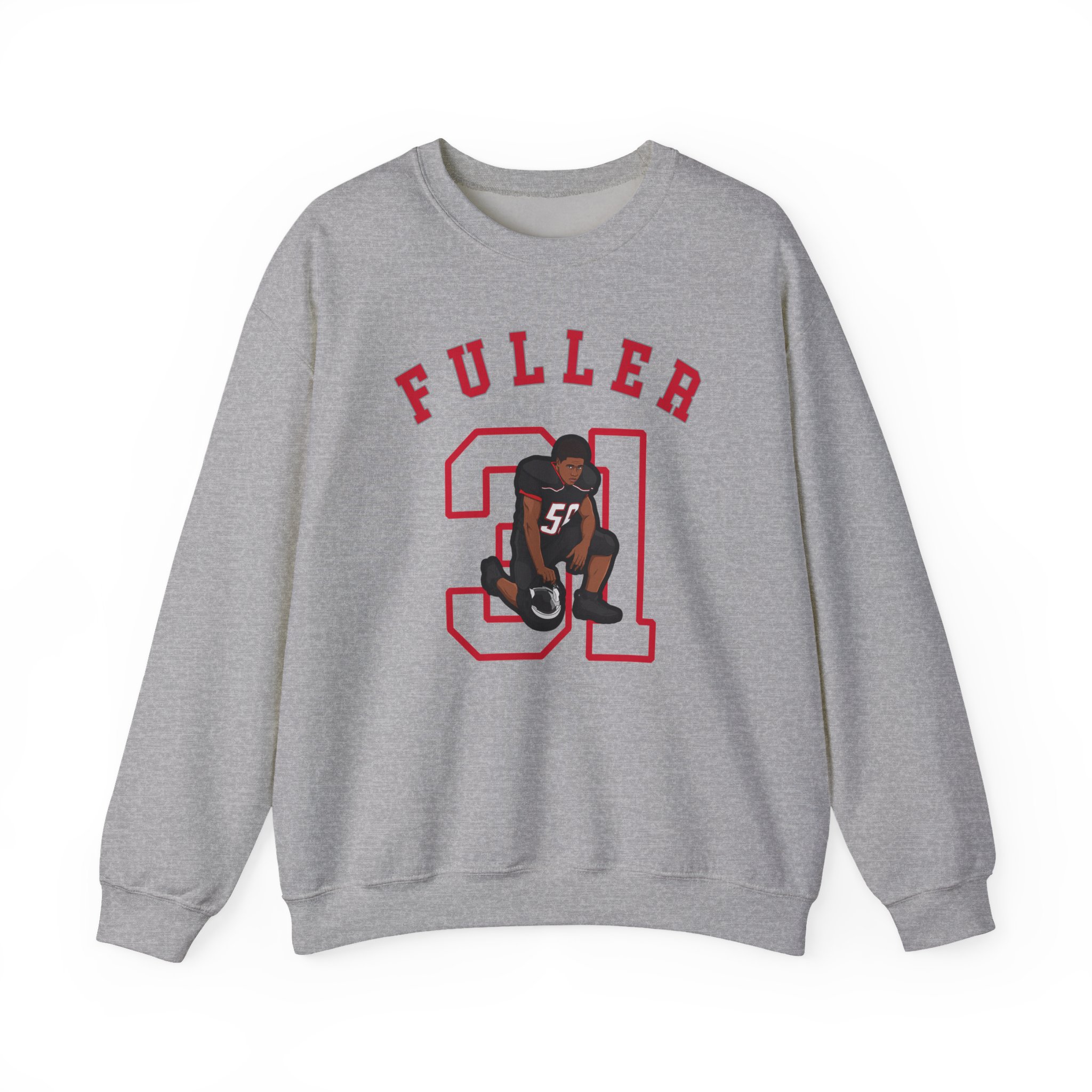Crewneck Sweatshirt — character_shirsey_arch in Grey