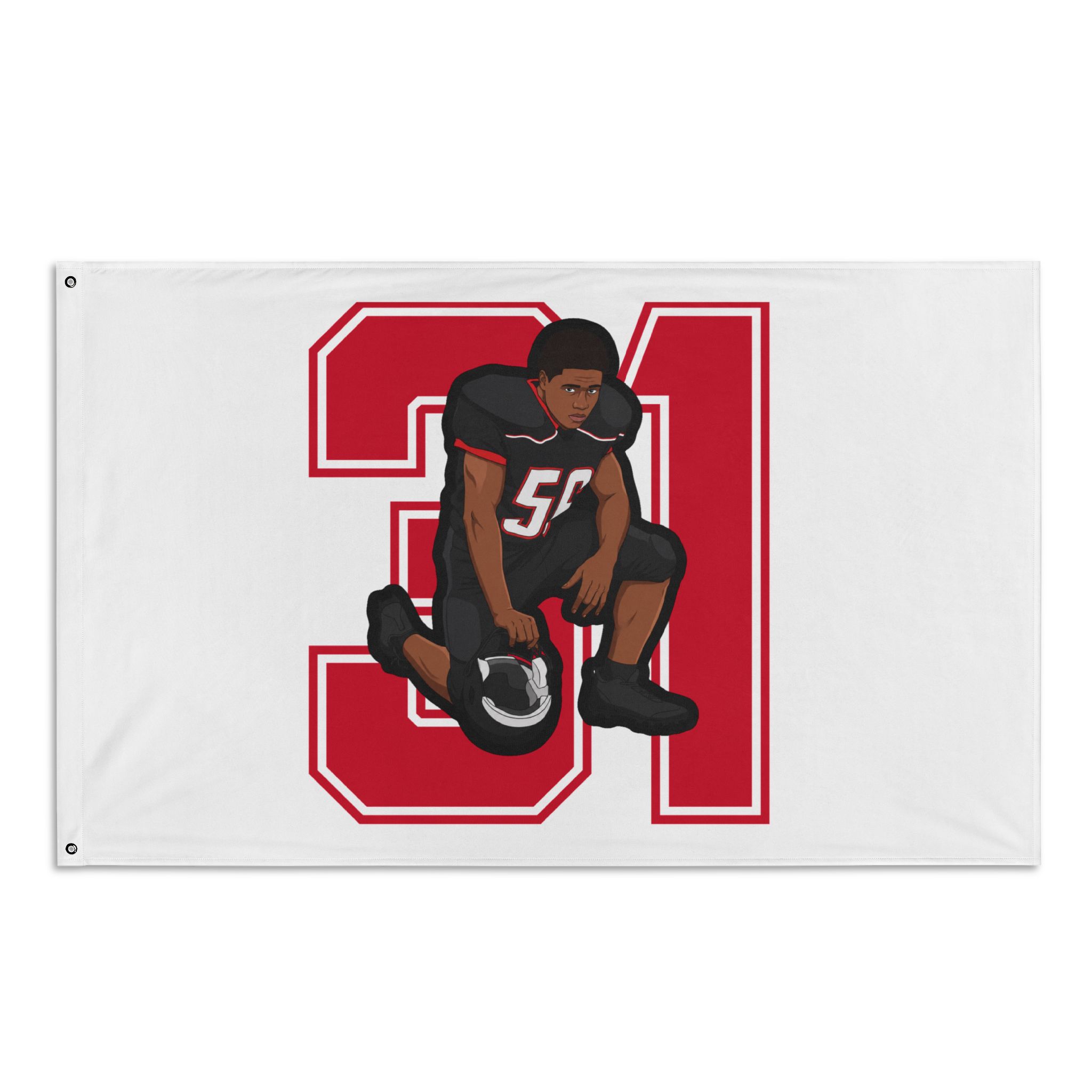 Flag (35 × 56 in) — character_number in Classic