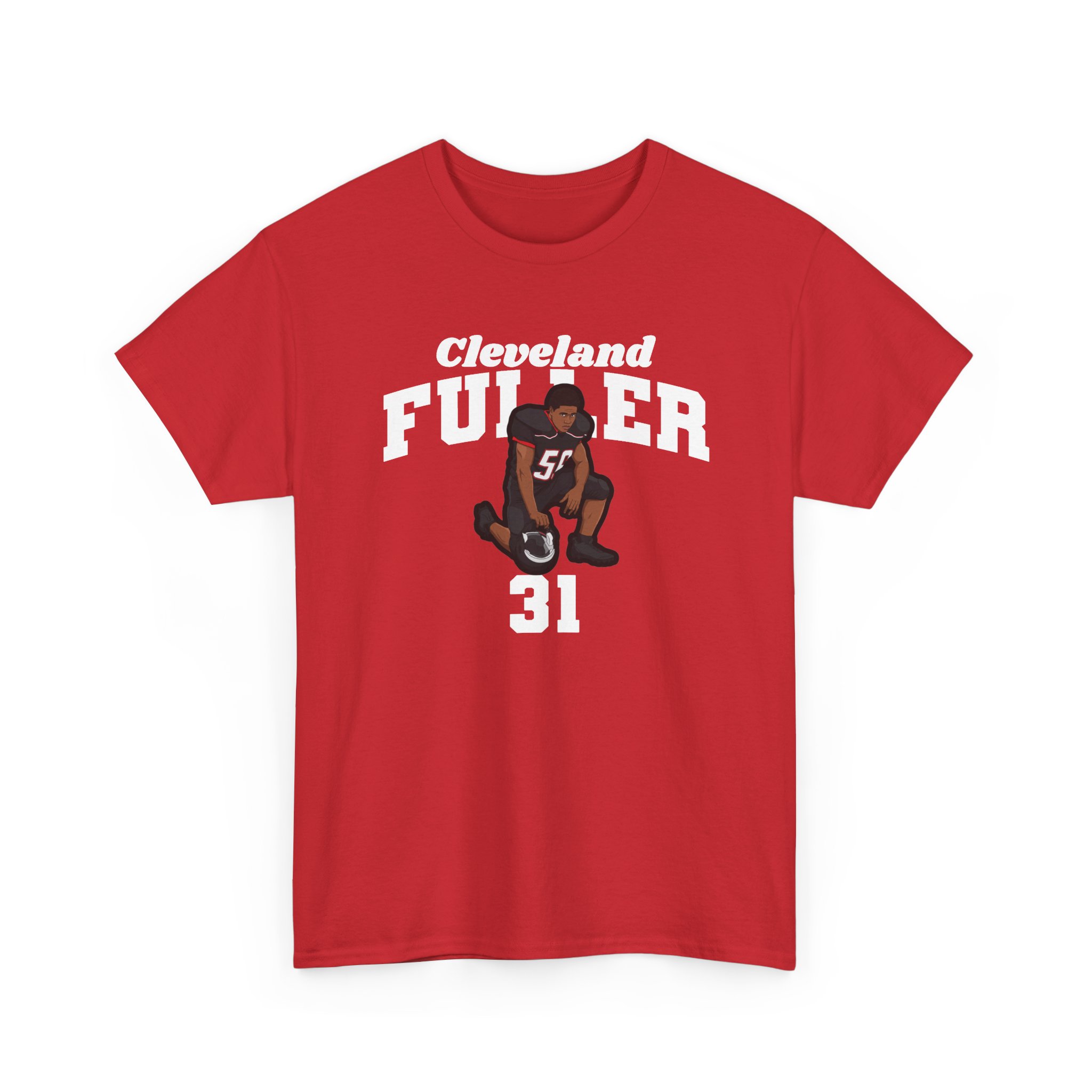 Tee — character_signature_arch in Red