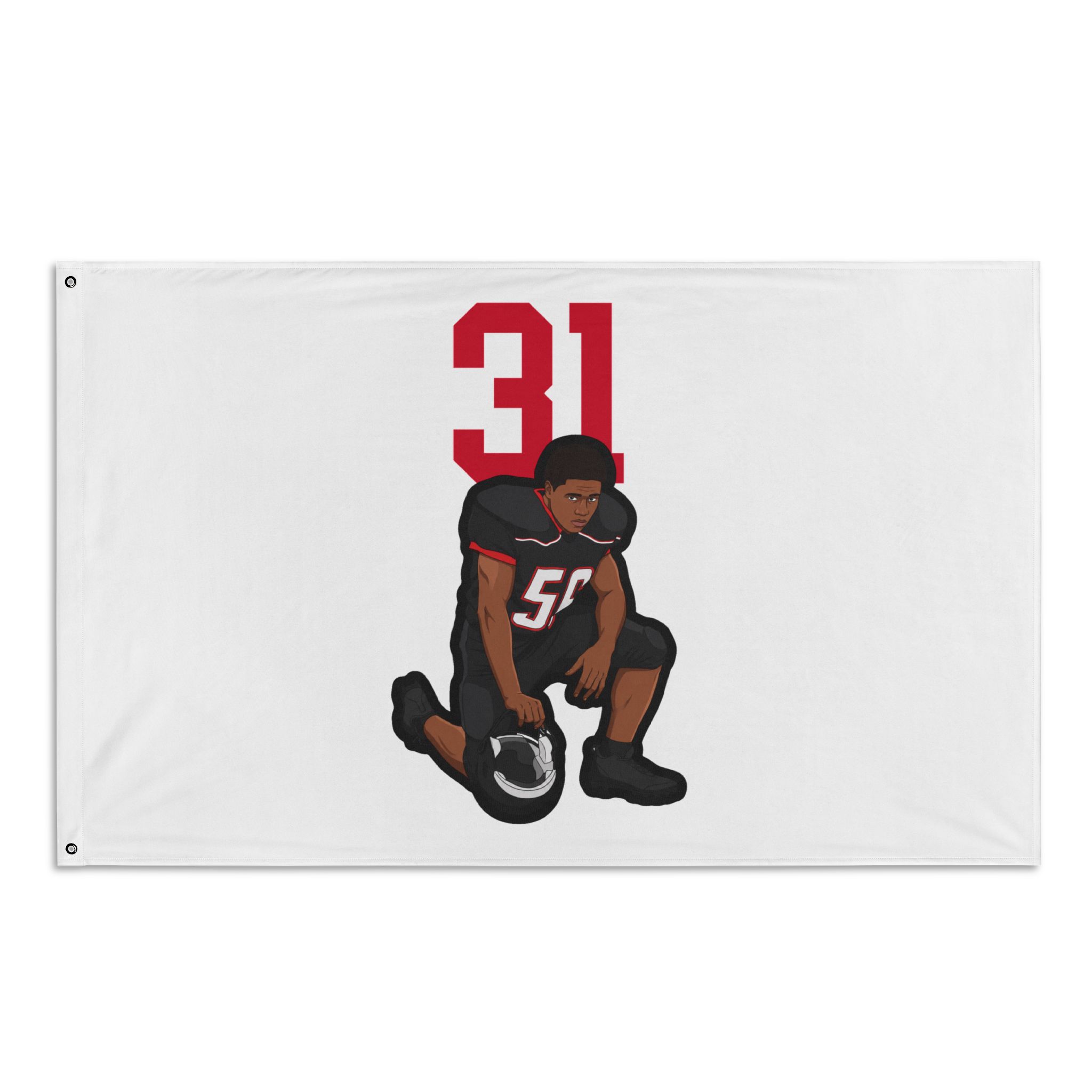 Flag (35 × 56 in) — character_number_top in Classic