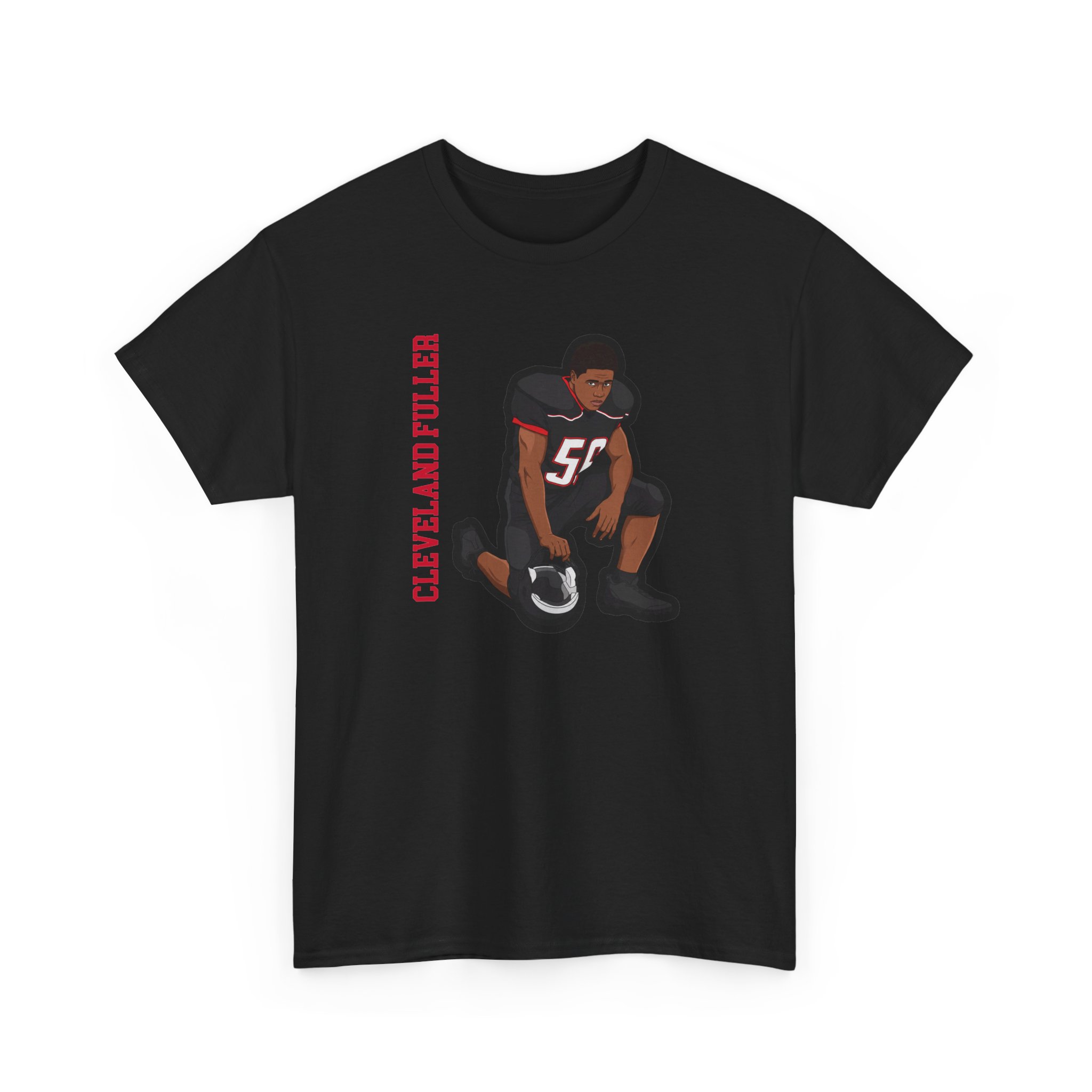 Tee — character_name_vertical in Black