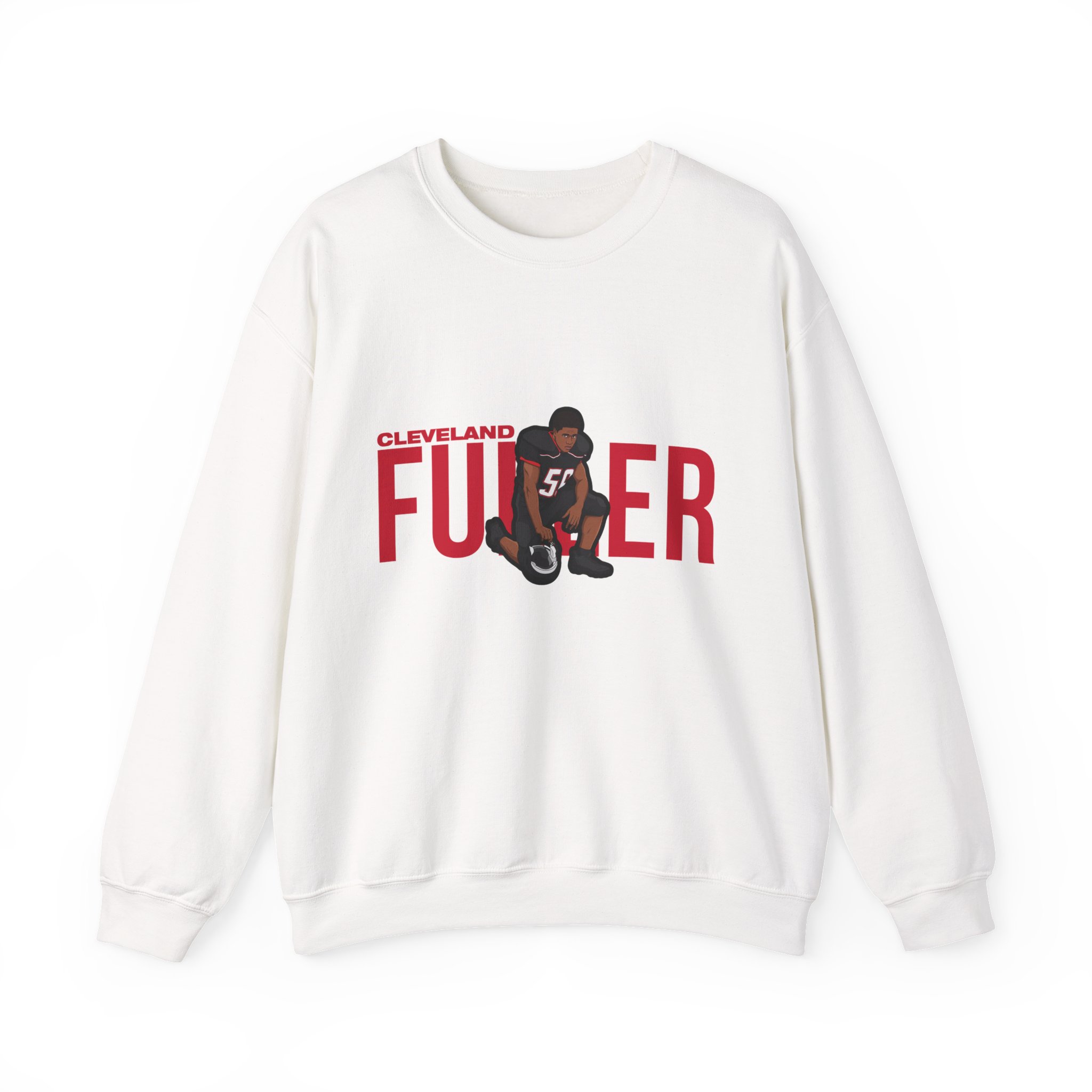 Crewneck Sweatshirt — character_player_name in White