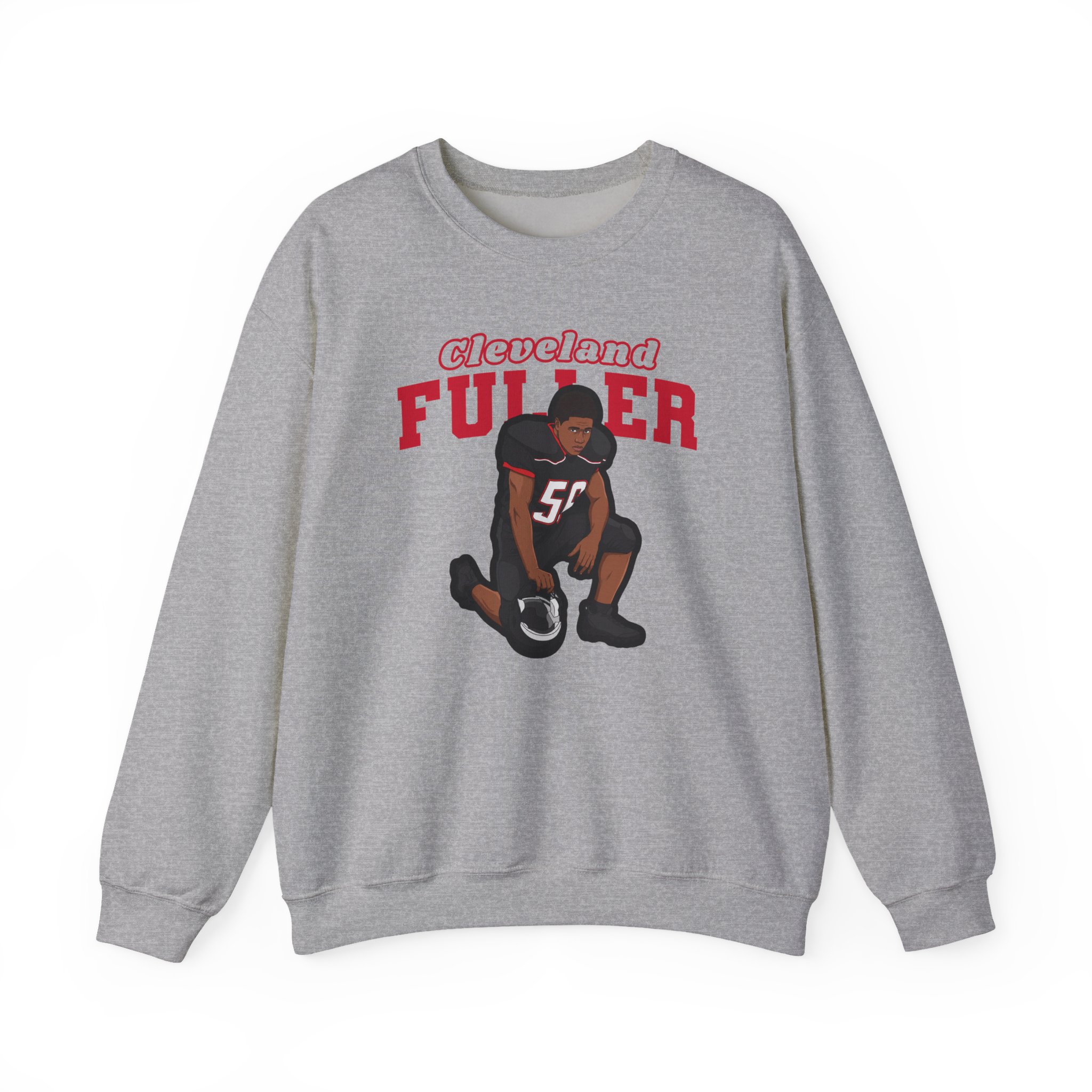 Crewneck Sweatshirt — character_name_arch in Grey