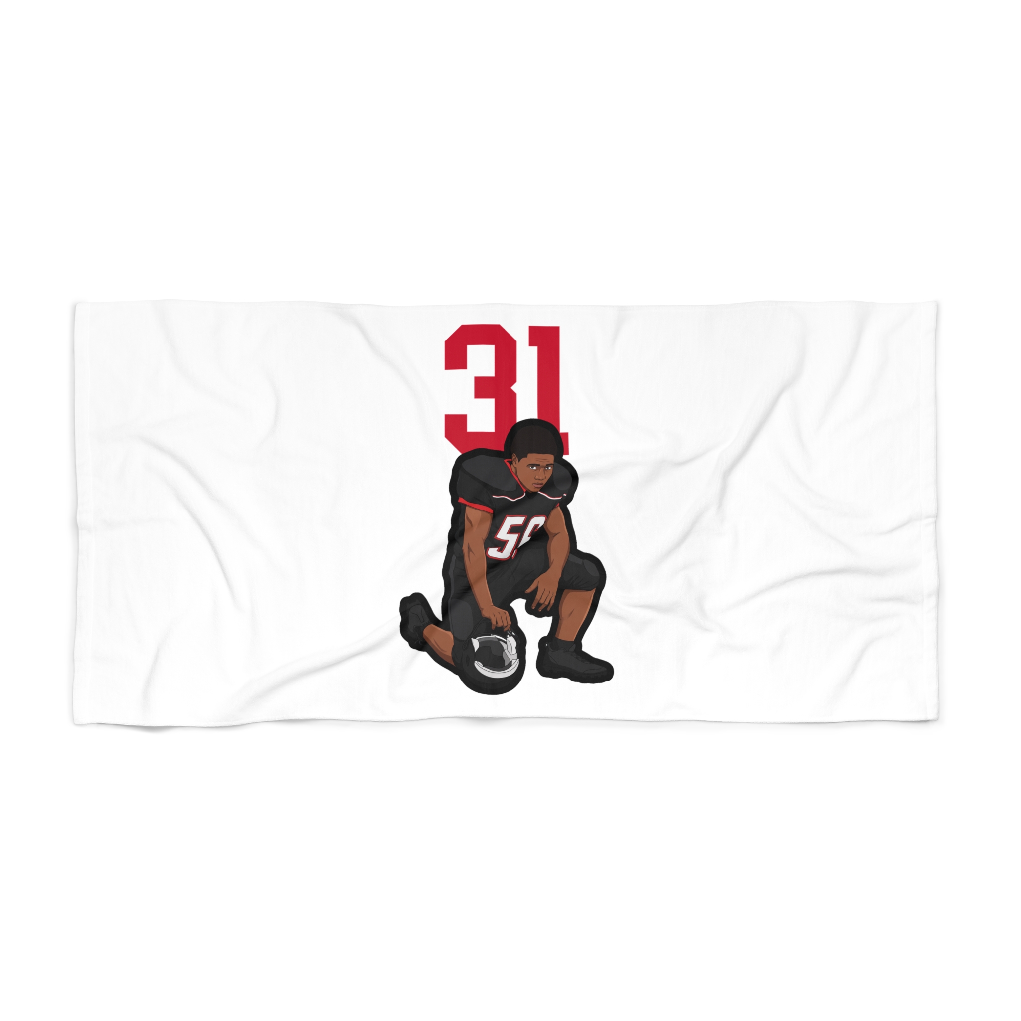 Beach Towel — character_number_top in Classic