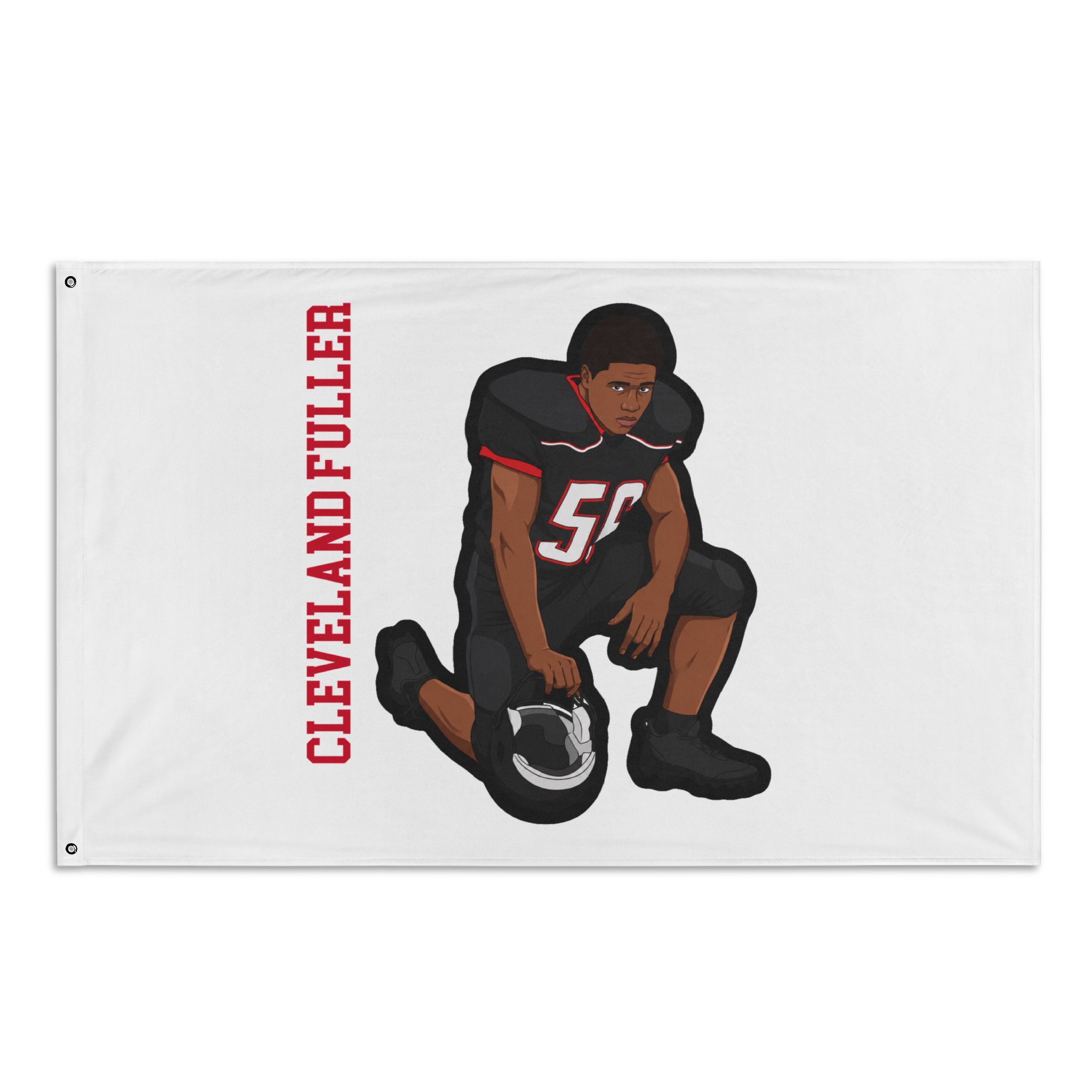 Flag (35 × 56 in) — character_name_vertical in Classic