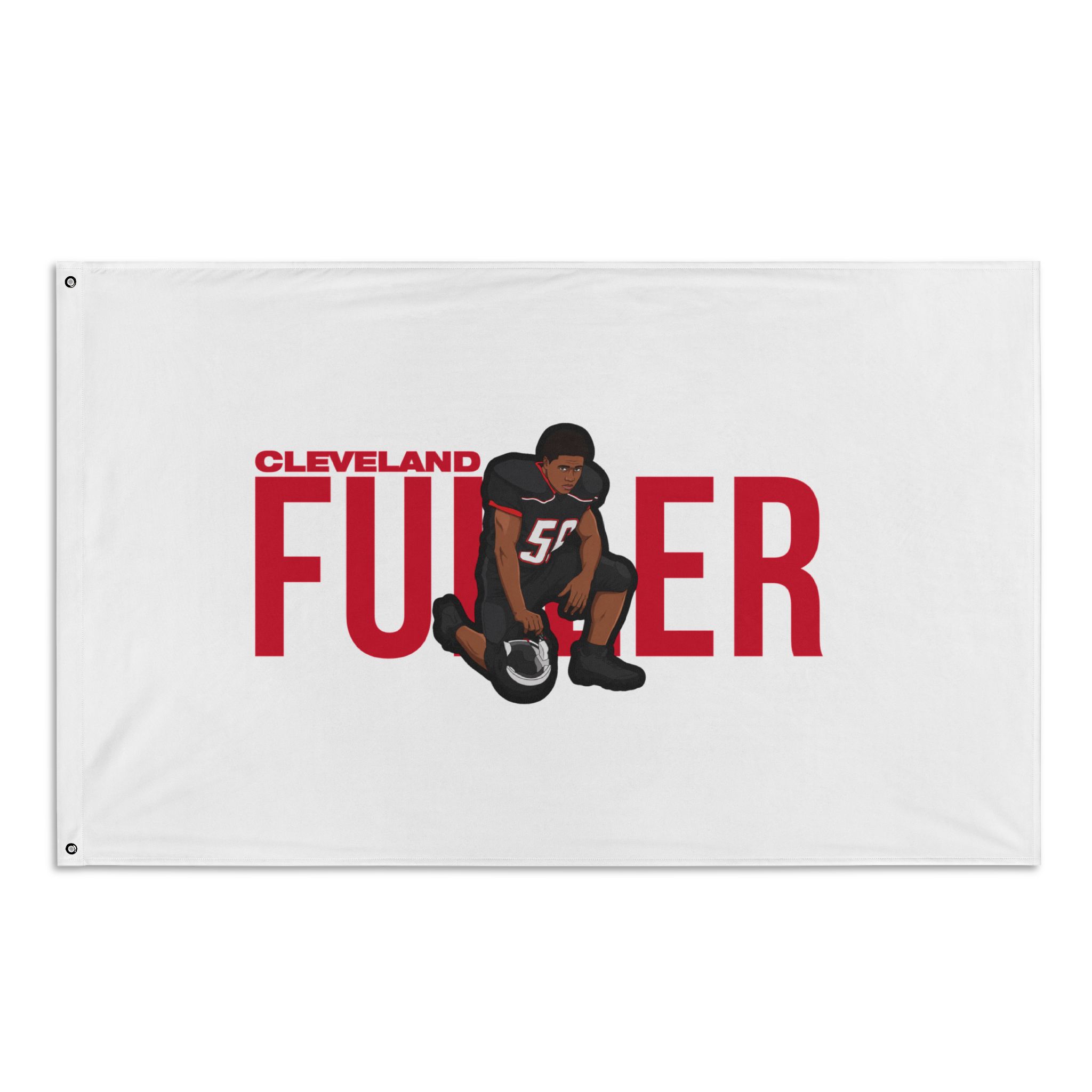 Flag (35 × 56 in) — character_player_name in Classic