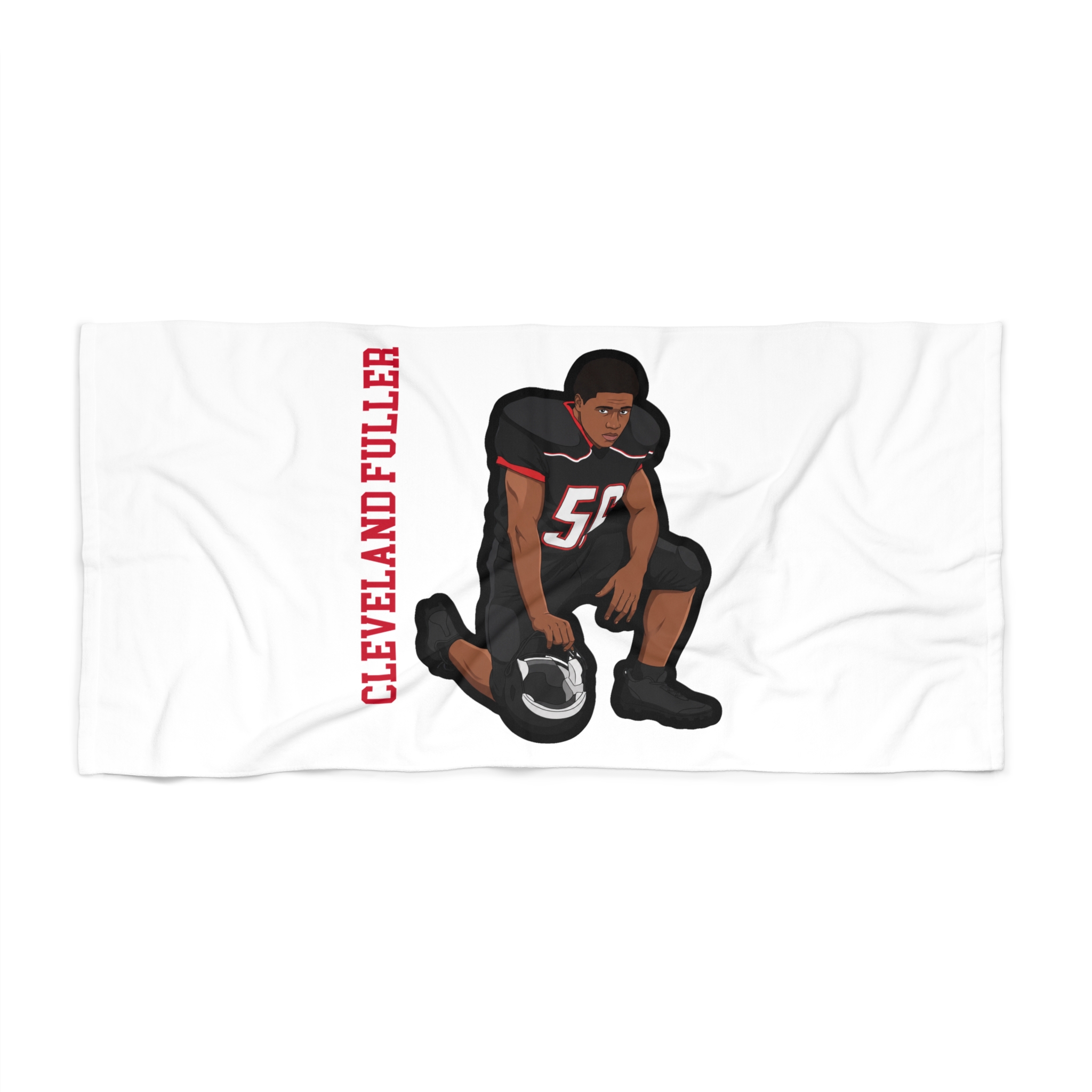 Beach Towel — character_name_vertical in Classic
