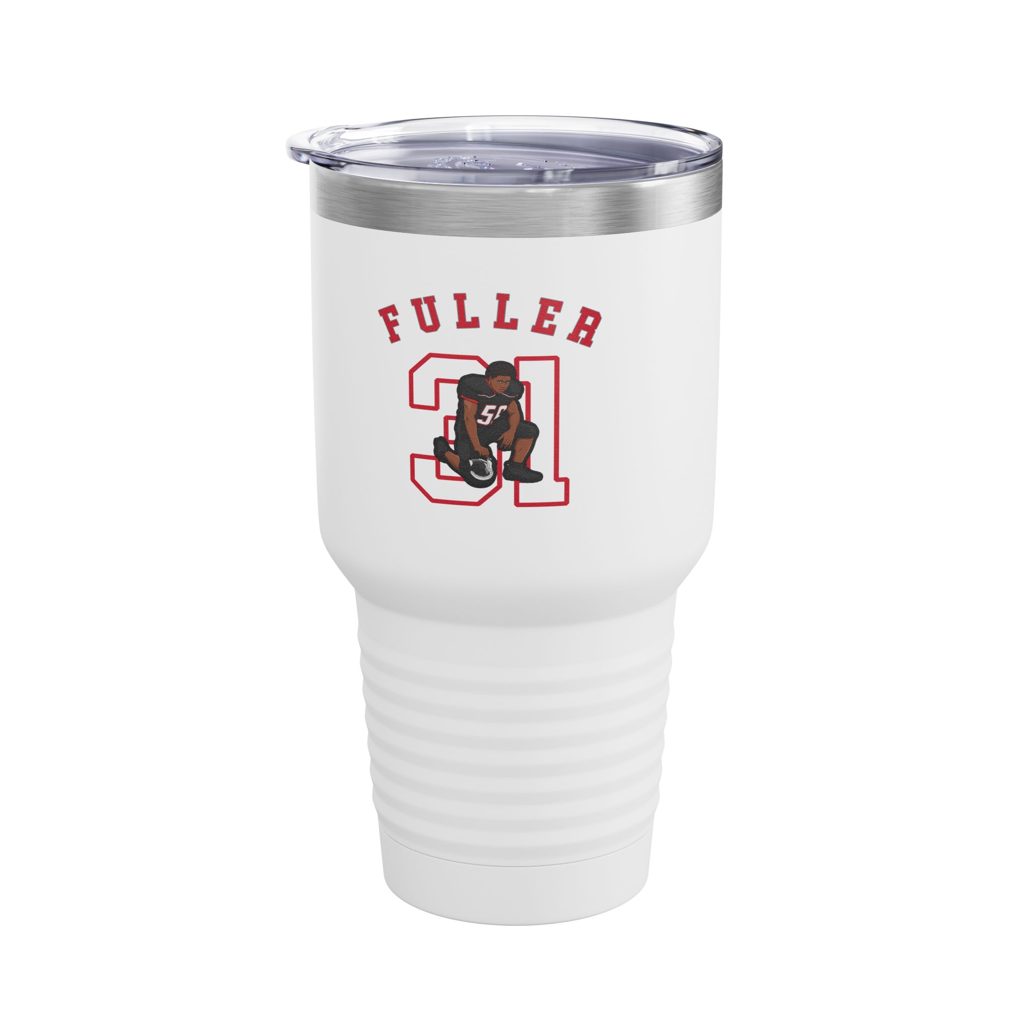 30oz Tumbler — character_shirsey_arch in White