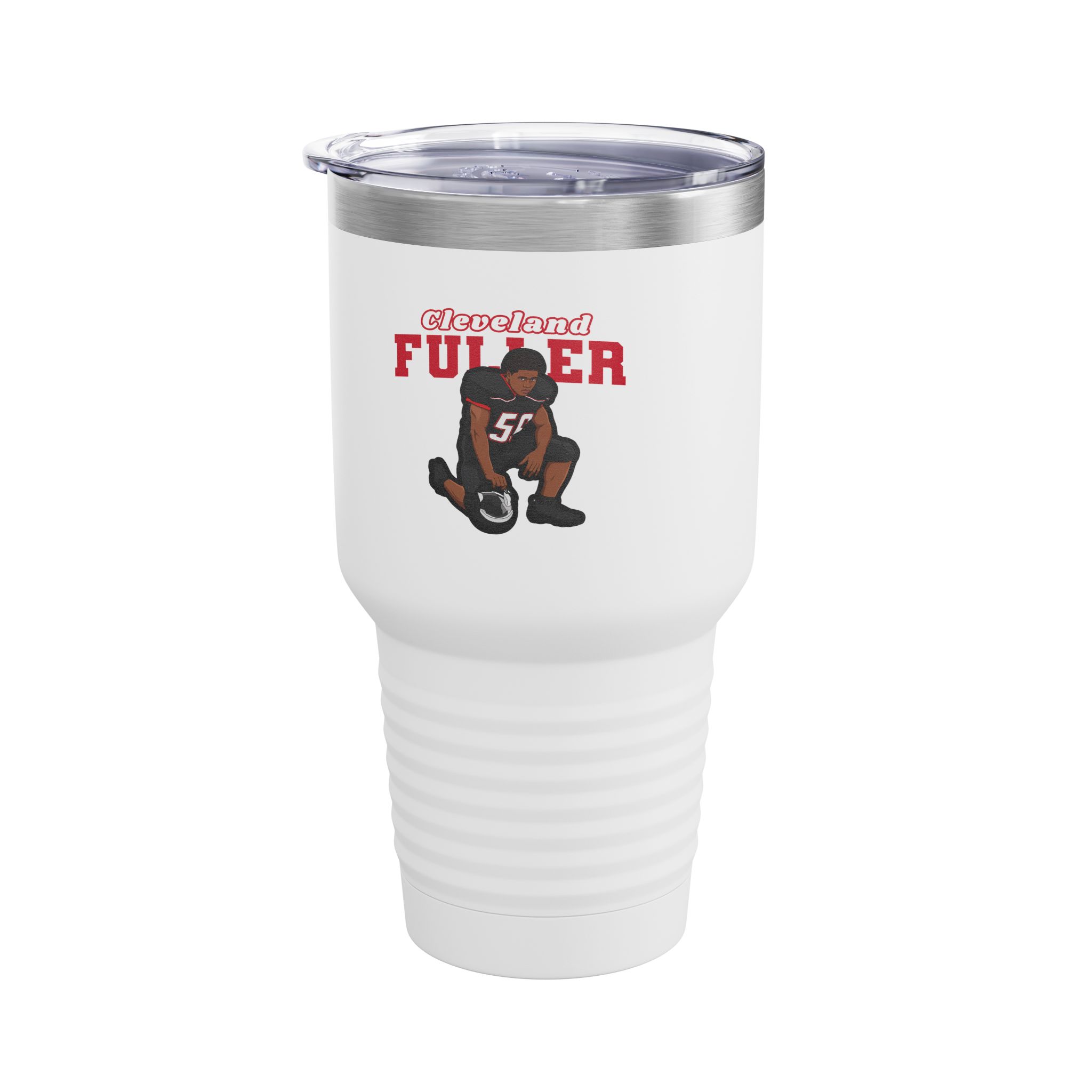 30oz Tumbler — character_name_arch in White