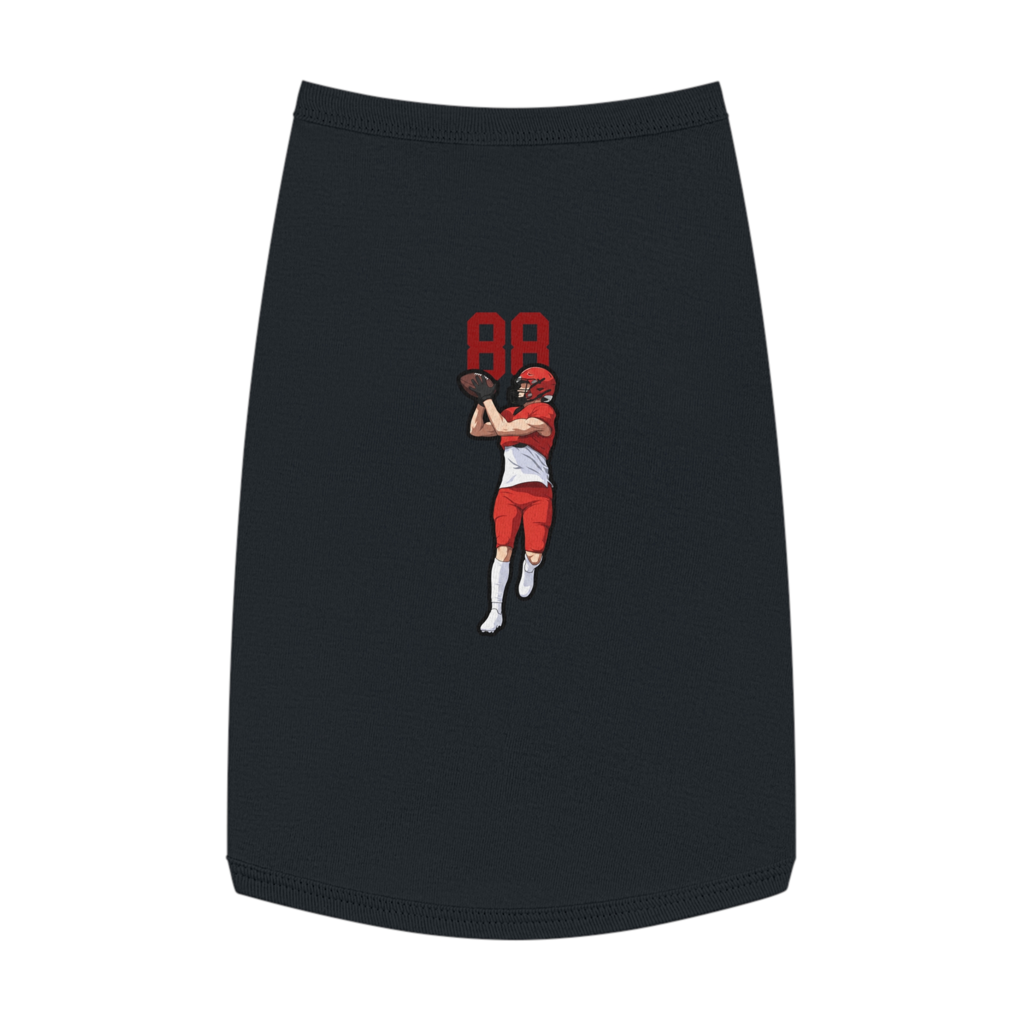 Pet Tank Top — character_number_top in Black