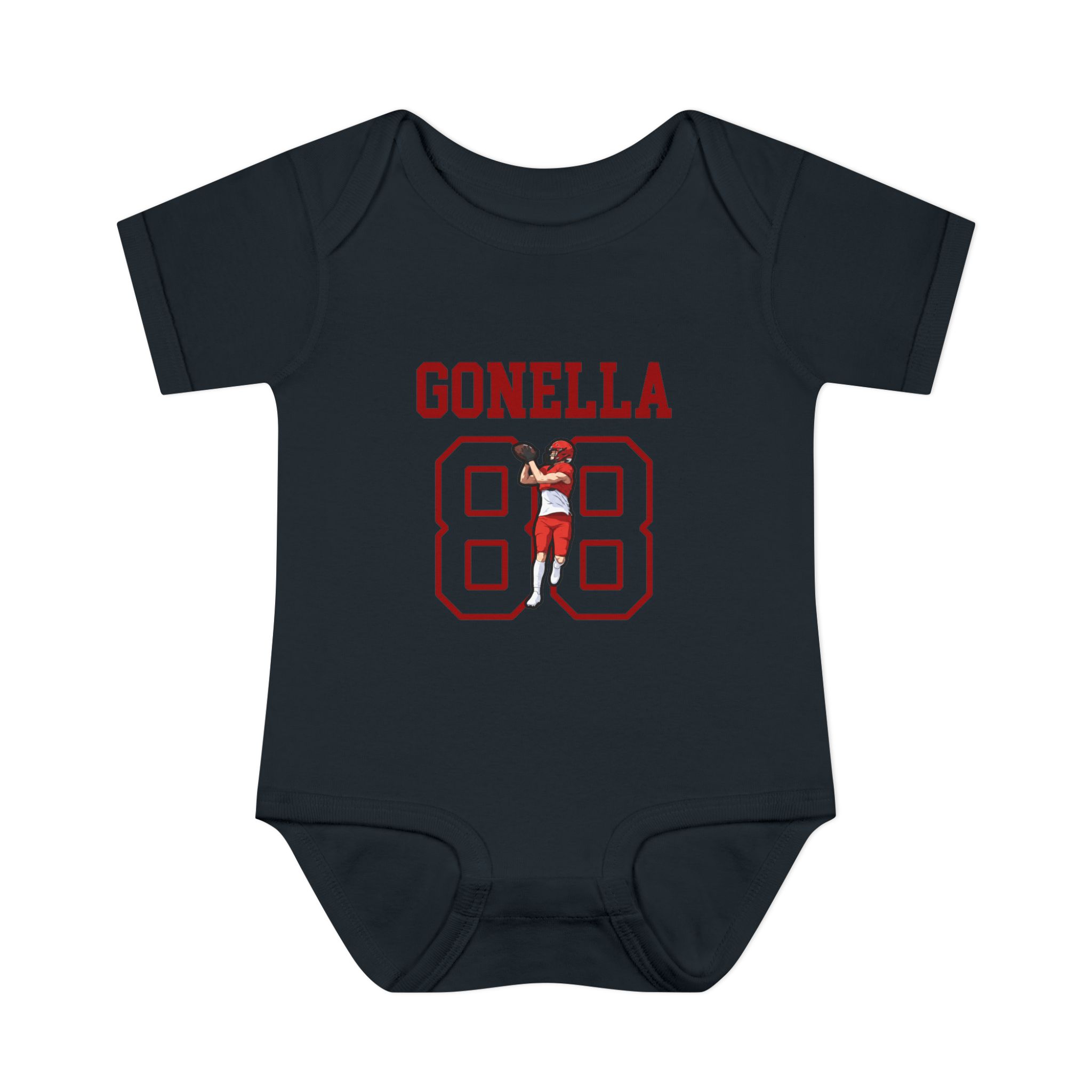 Baby Onesie — character_shirsey in Black