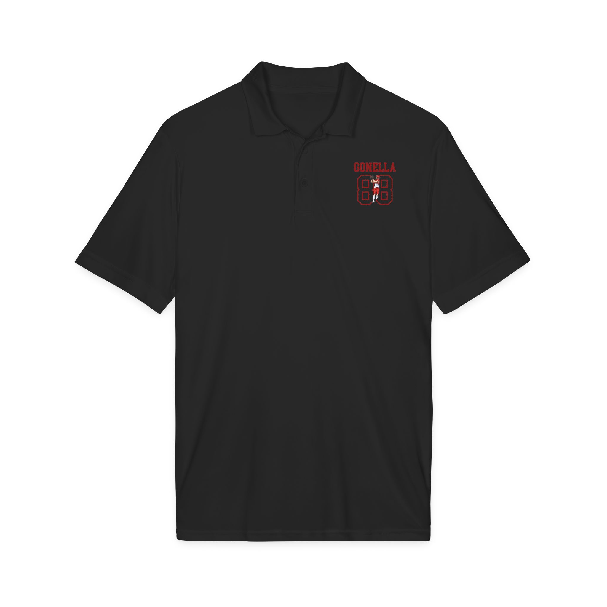 Polo — character_shirsey in Black