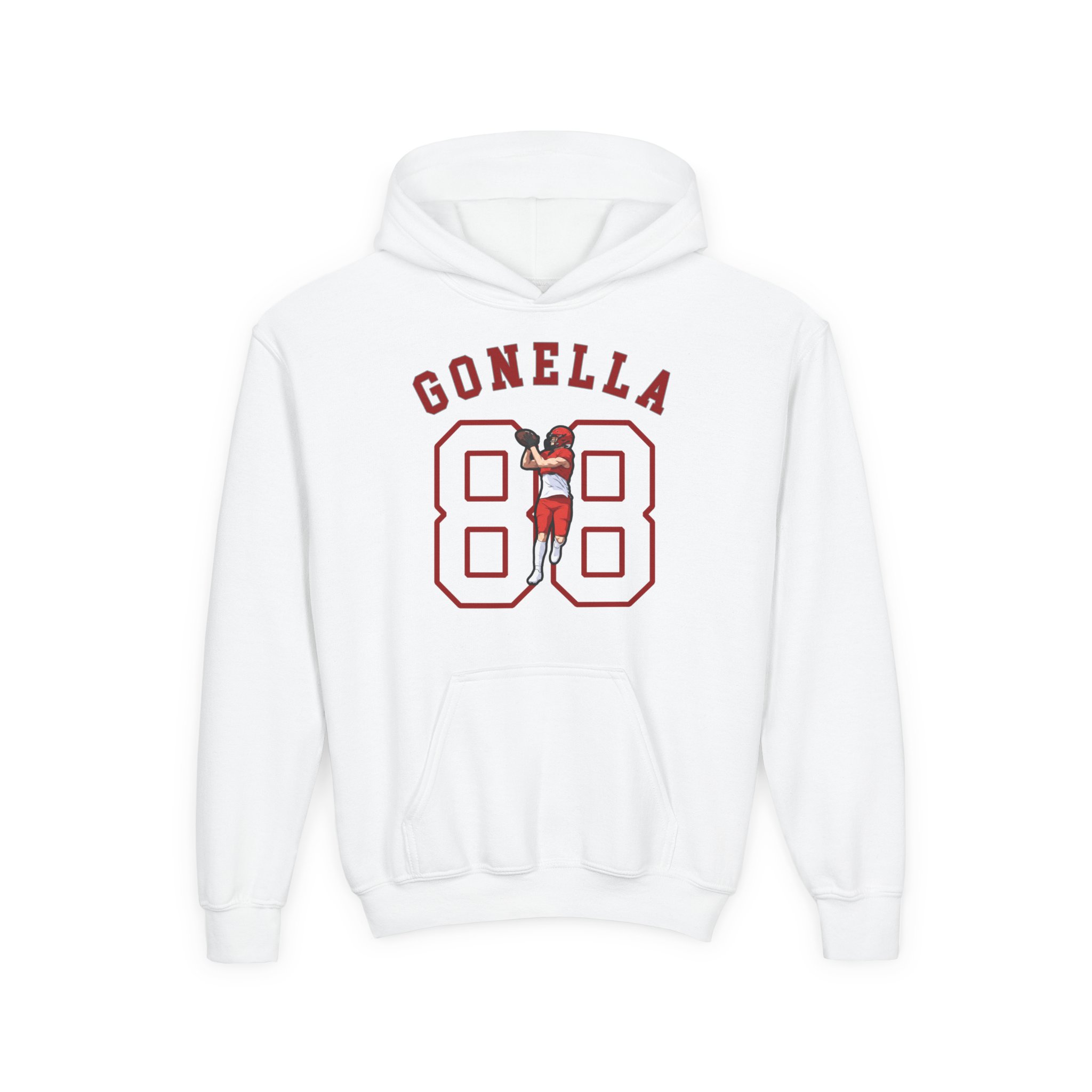 Youth Hoodie — character_shirsey_arch in White